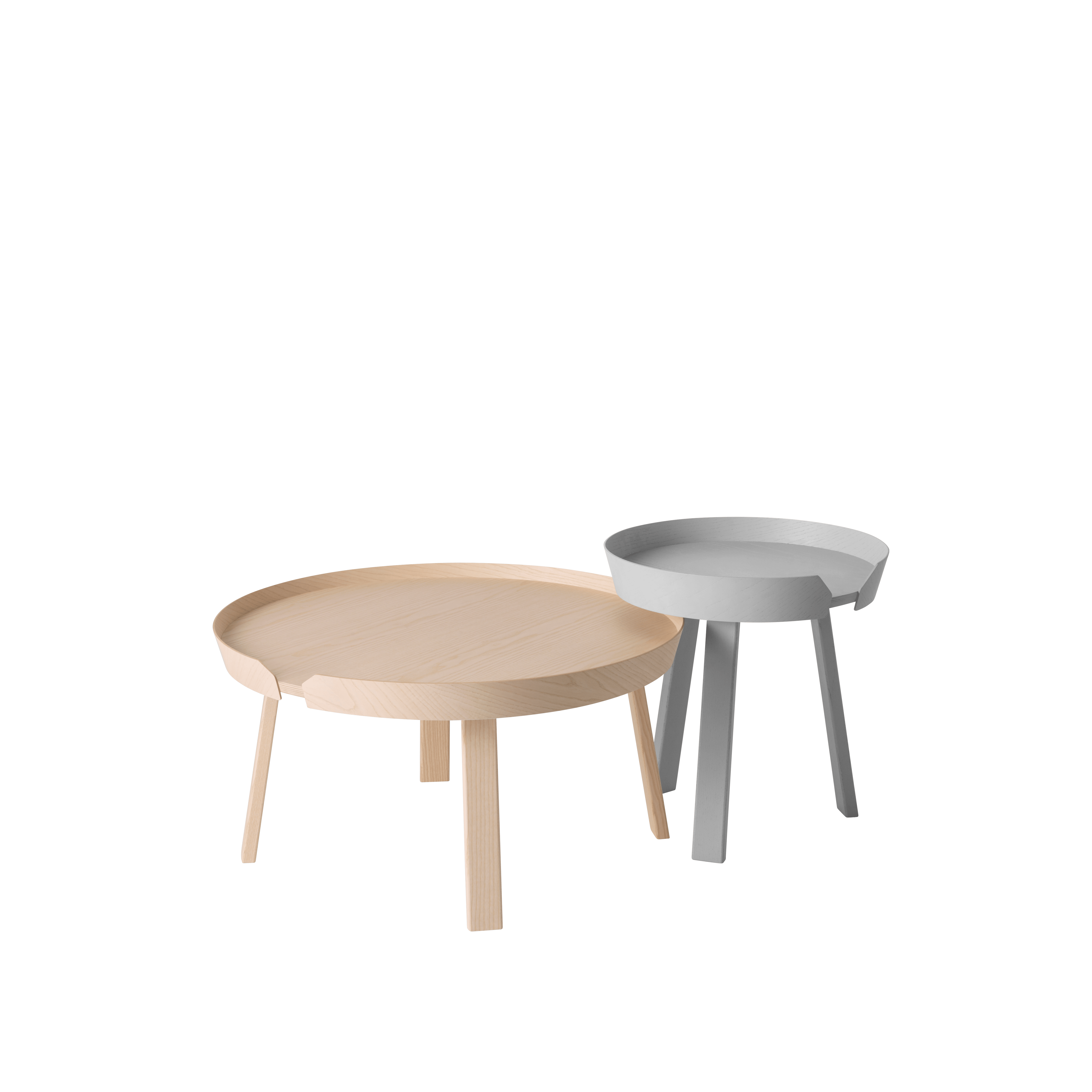AROUND Gray Side Table