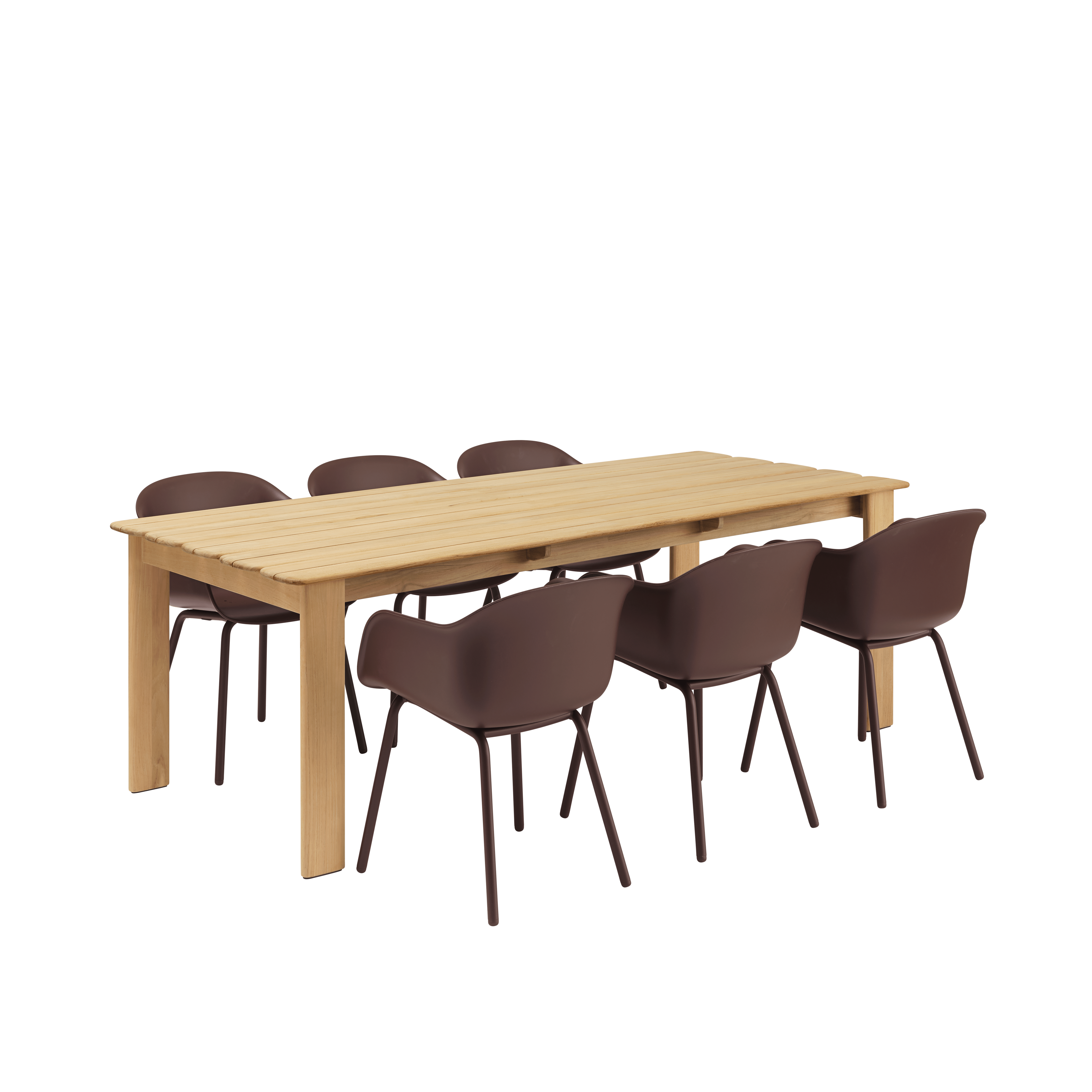 Buiten tafel ASSEMBLE teakhout