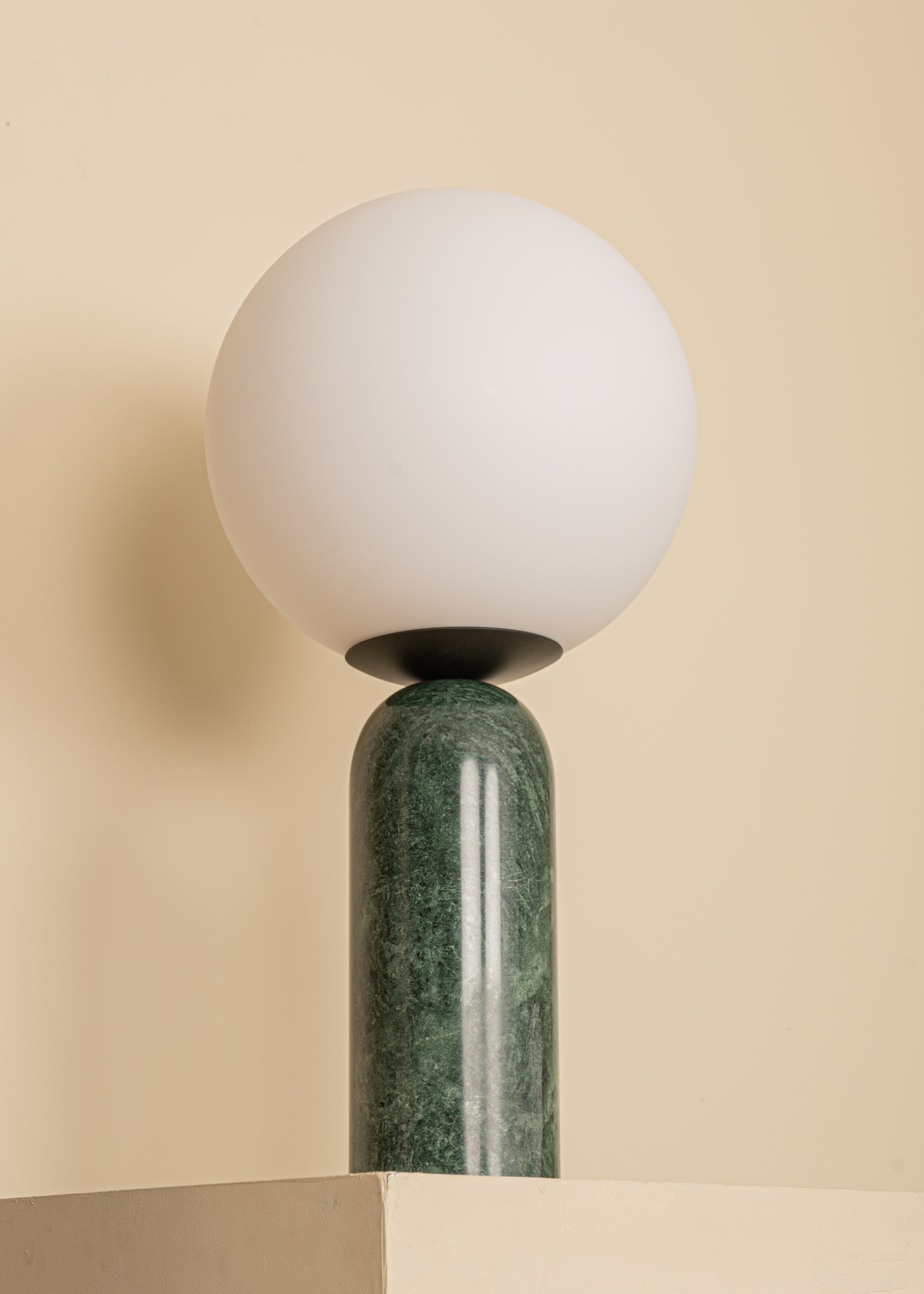 ATLAS Table Lamp Green Marble
