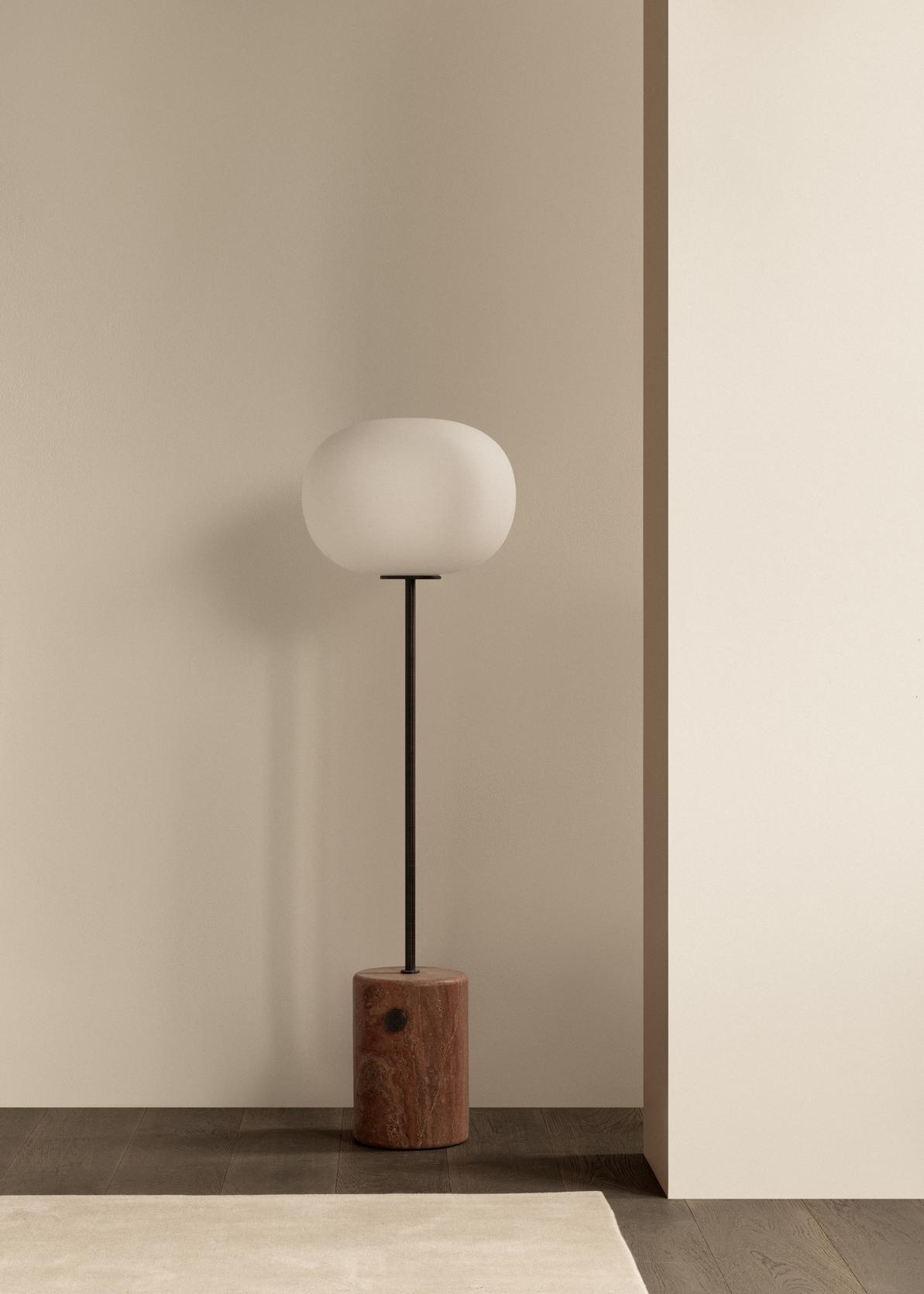 JWDA floor lamp red travertine