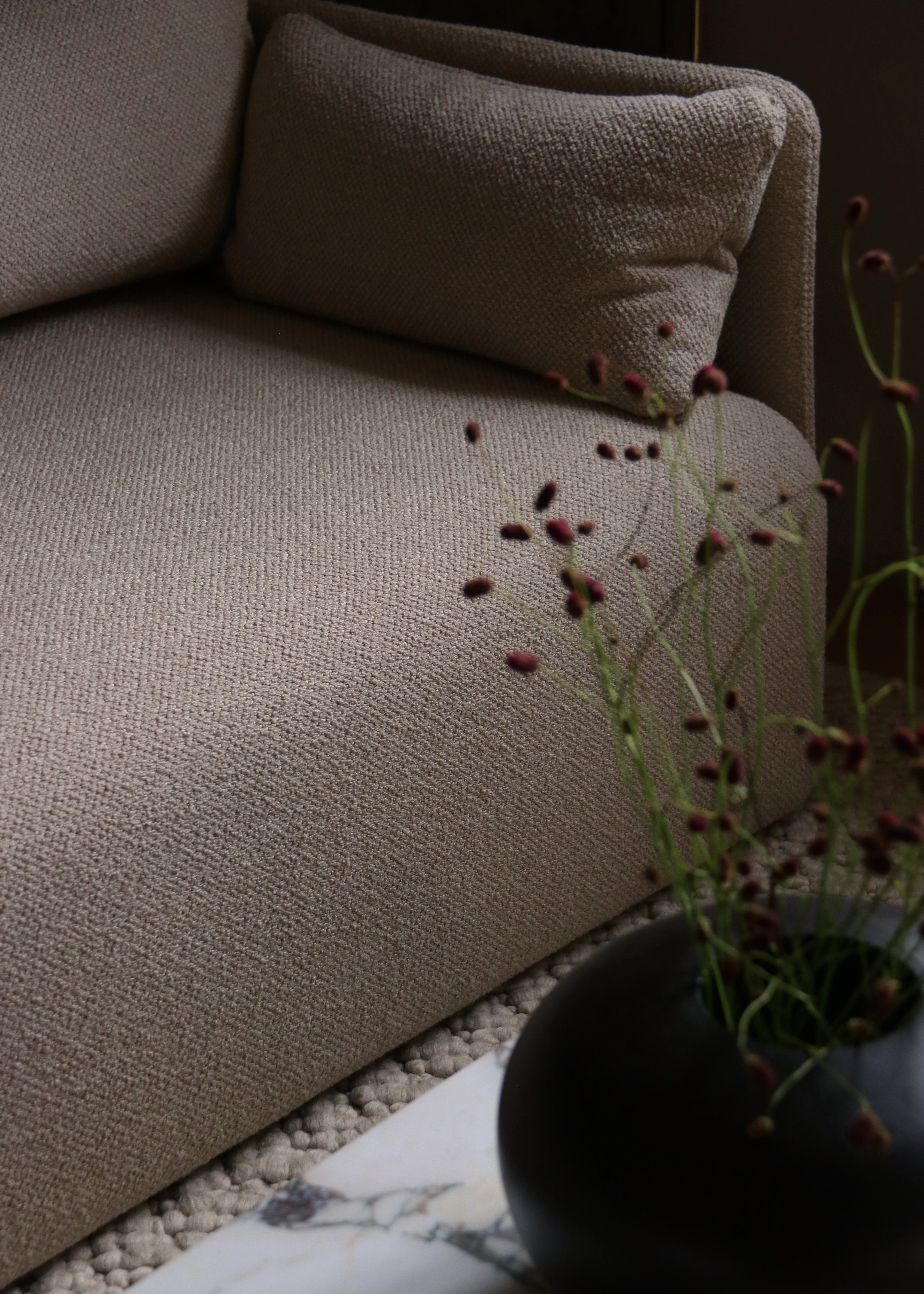 Sofa 3-zits OFFSET lichtbeige