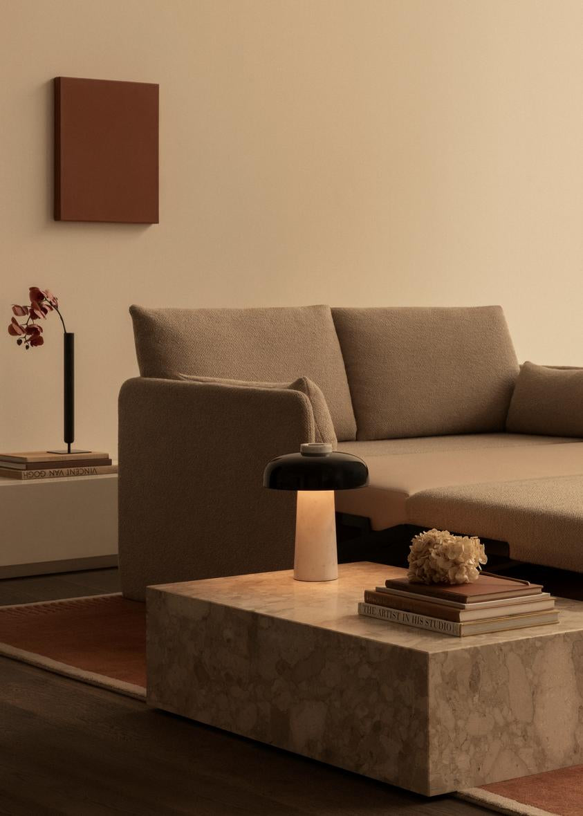 Sofa with sleeping function 2-seater OFFSET beige