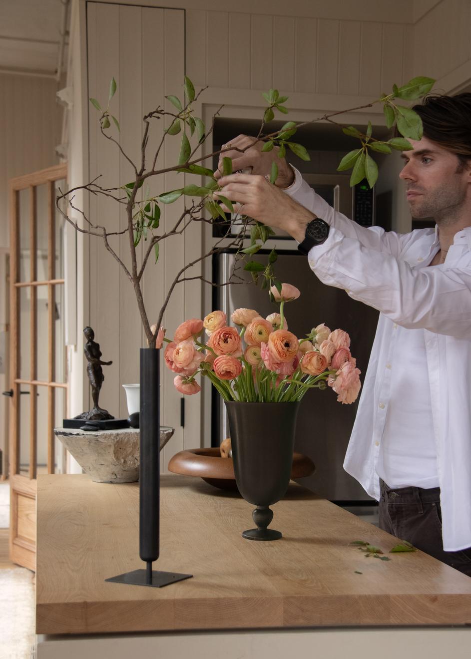 Vase STANCE brüniertes Messing