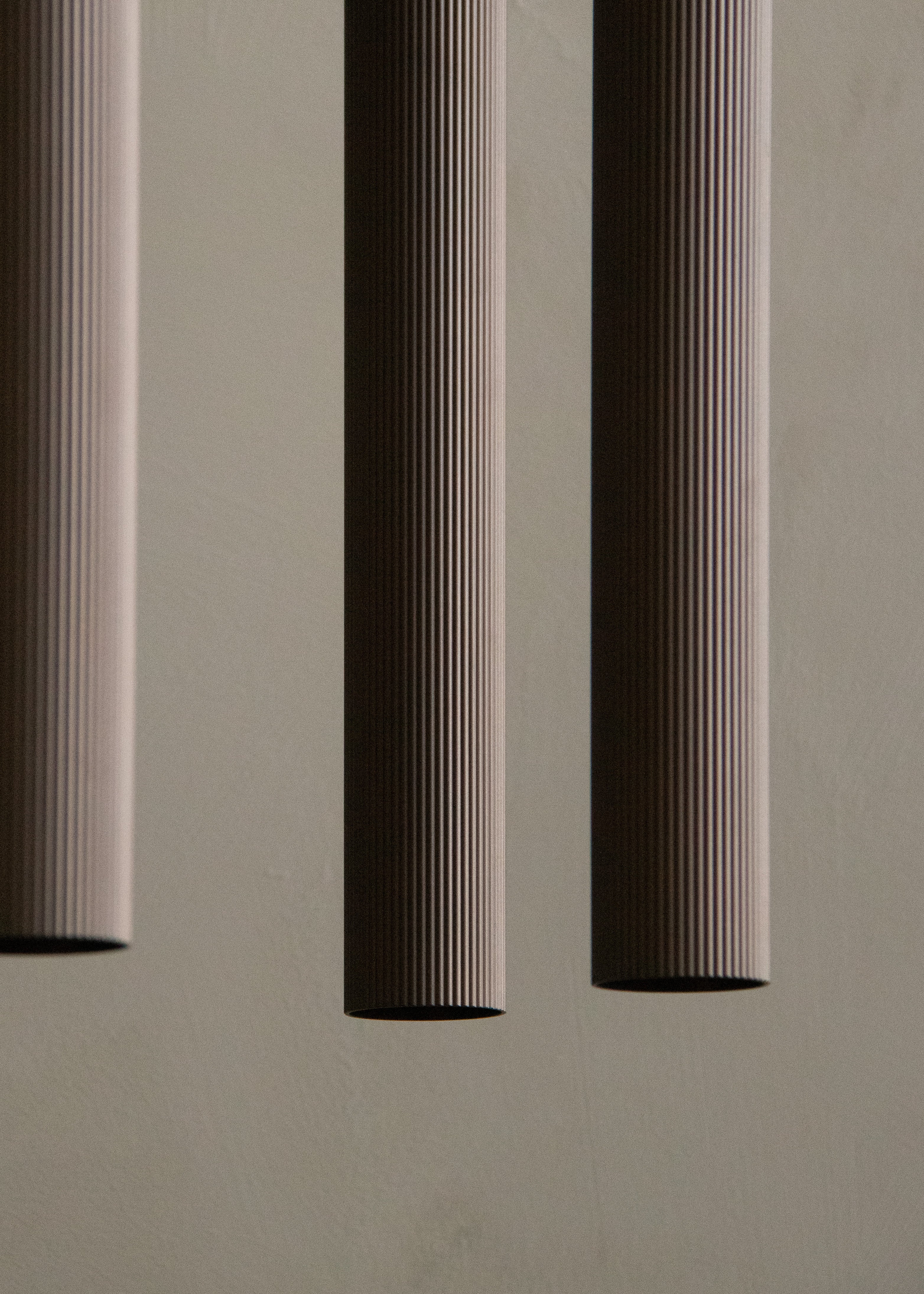 Pendelleuchte TUBULAIRE CANOPY braun