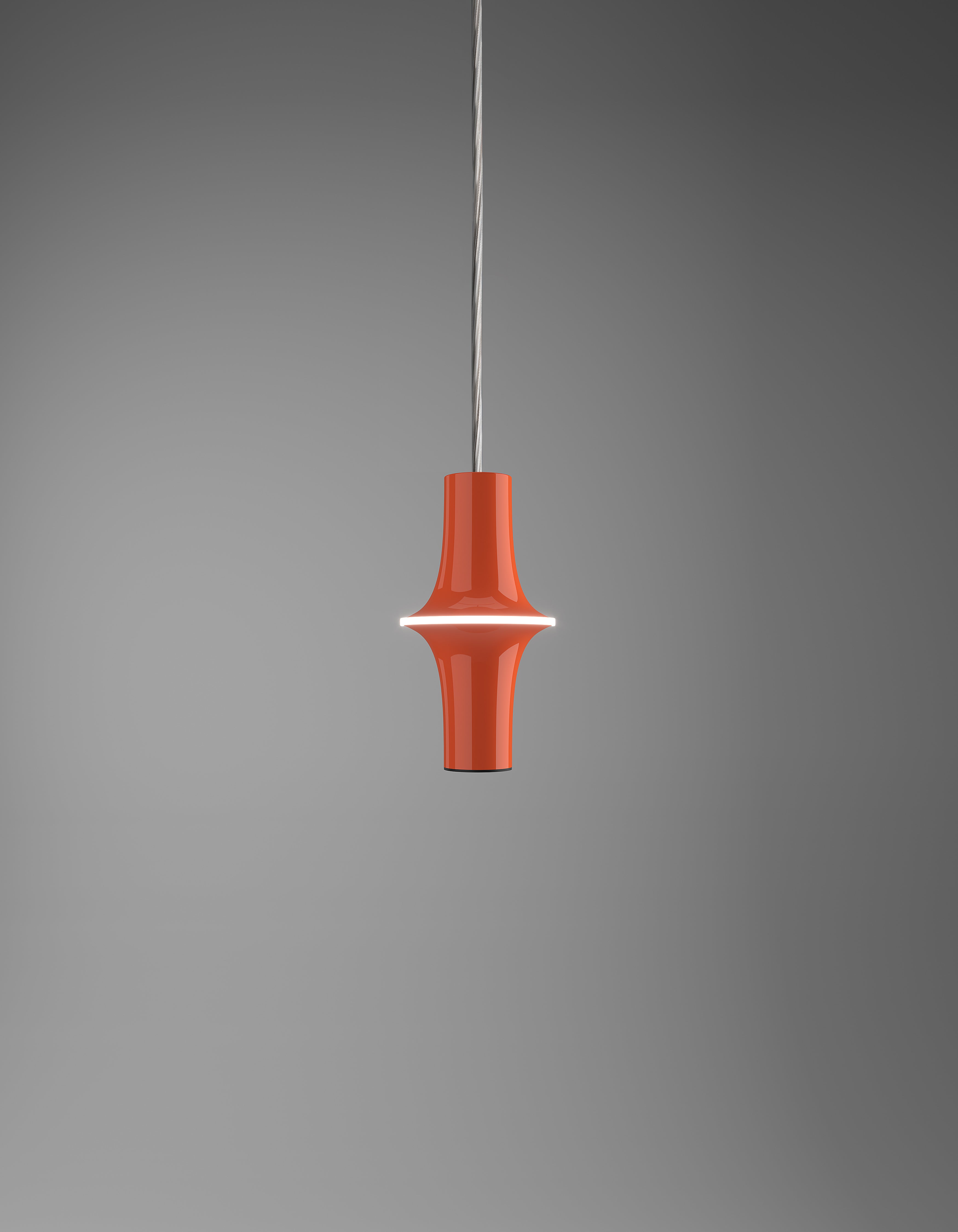 Hanglamp AVRO in glanzend lichtblauw