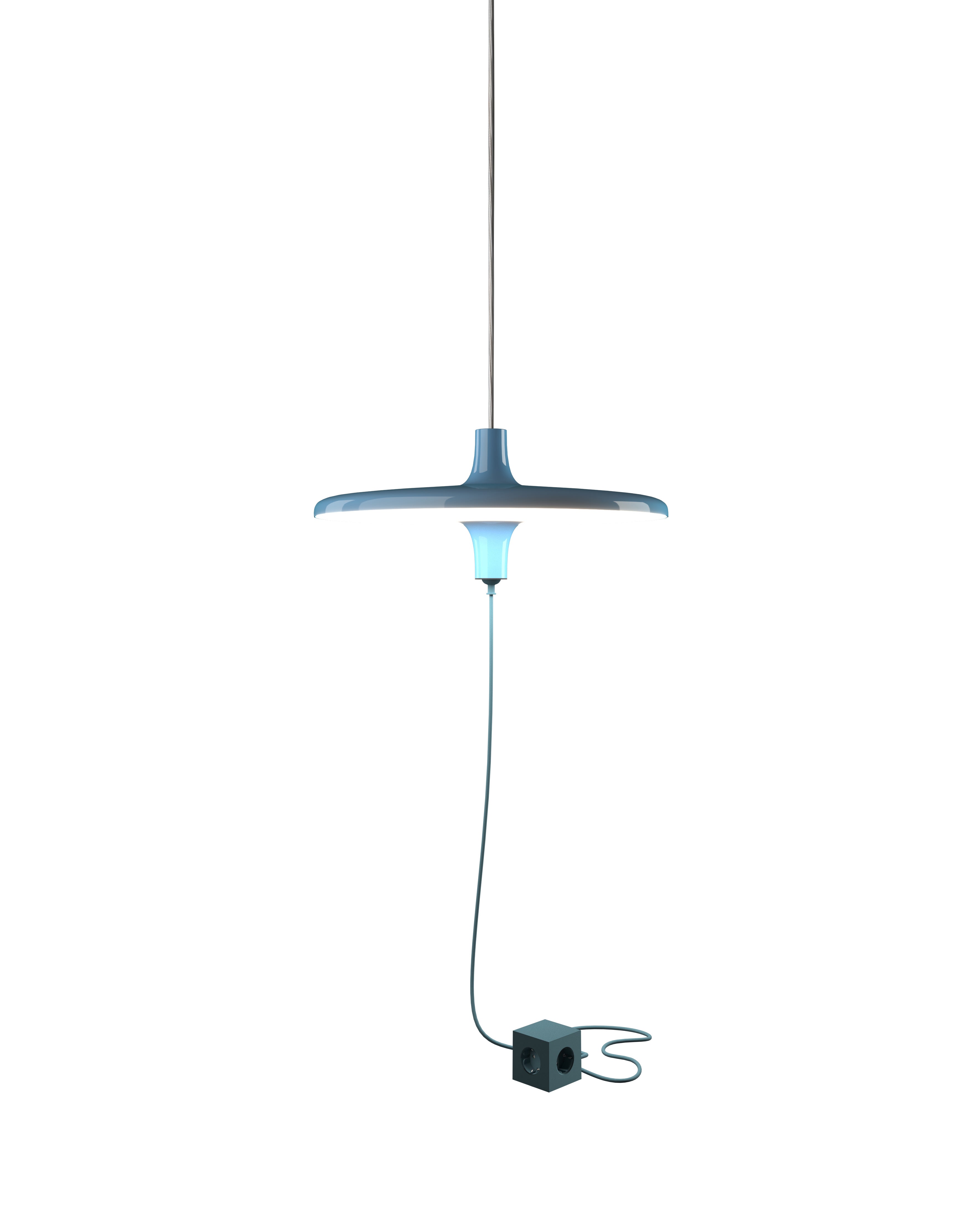 Hanglamp AVRO glanzend blauw