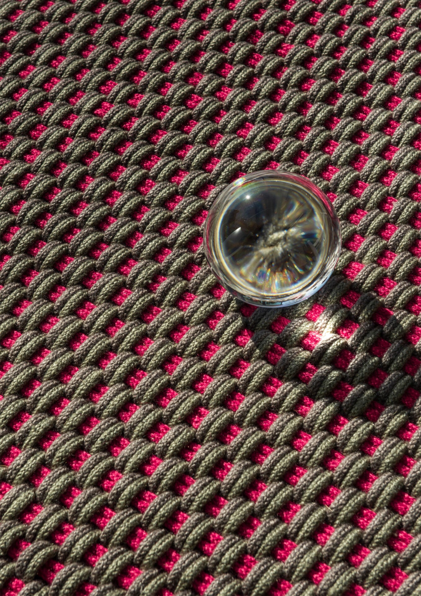 Buitenkleed LACE roze-grijs