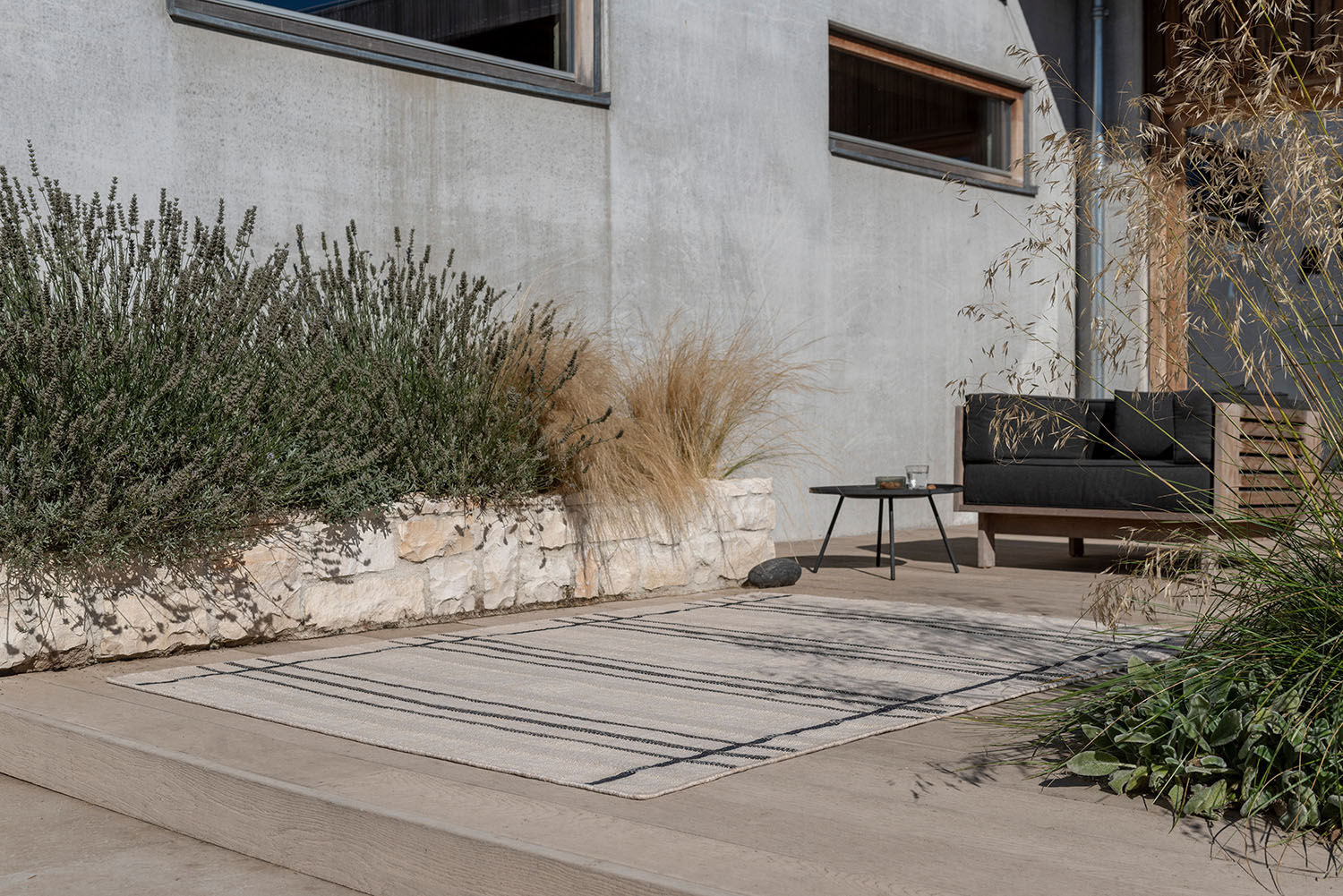 Buitenmat ZONA LINE beige