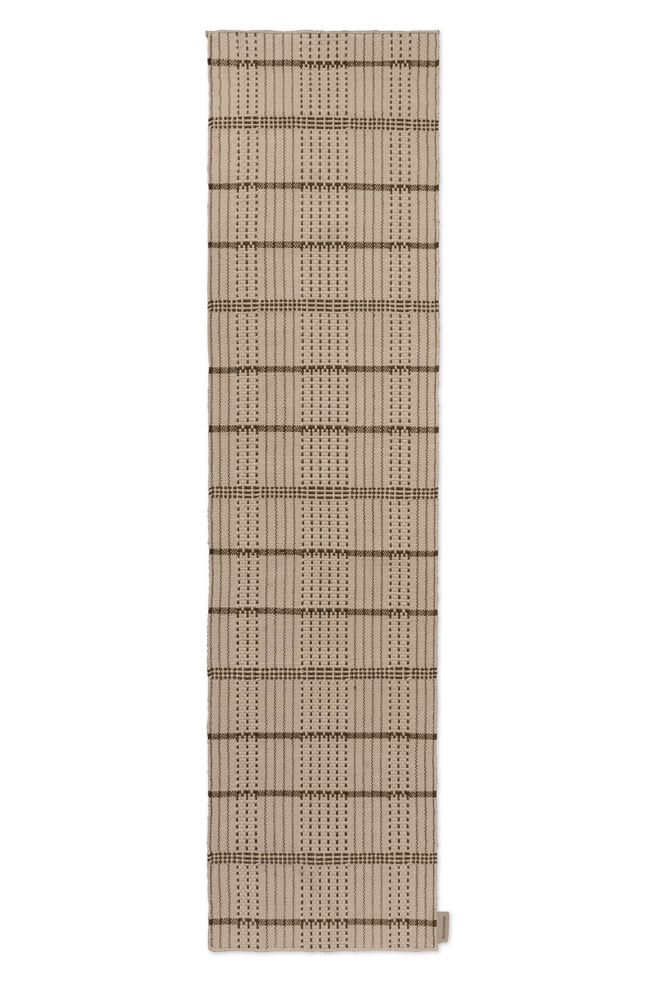 Buitenkleed ZONA STITCH beige-bruin