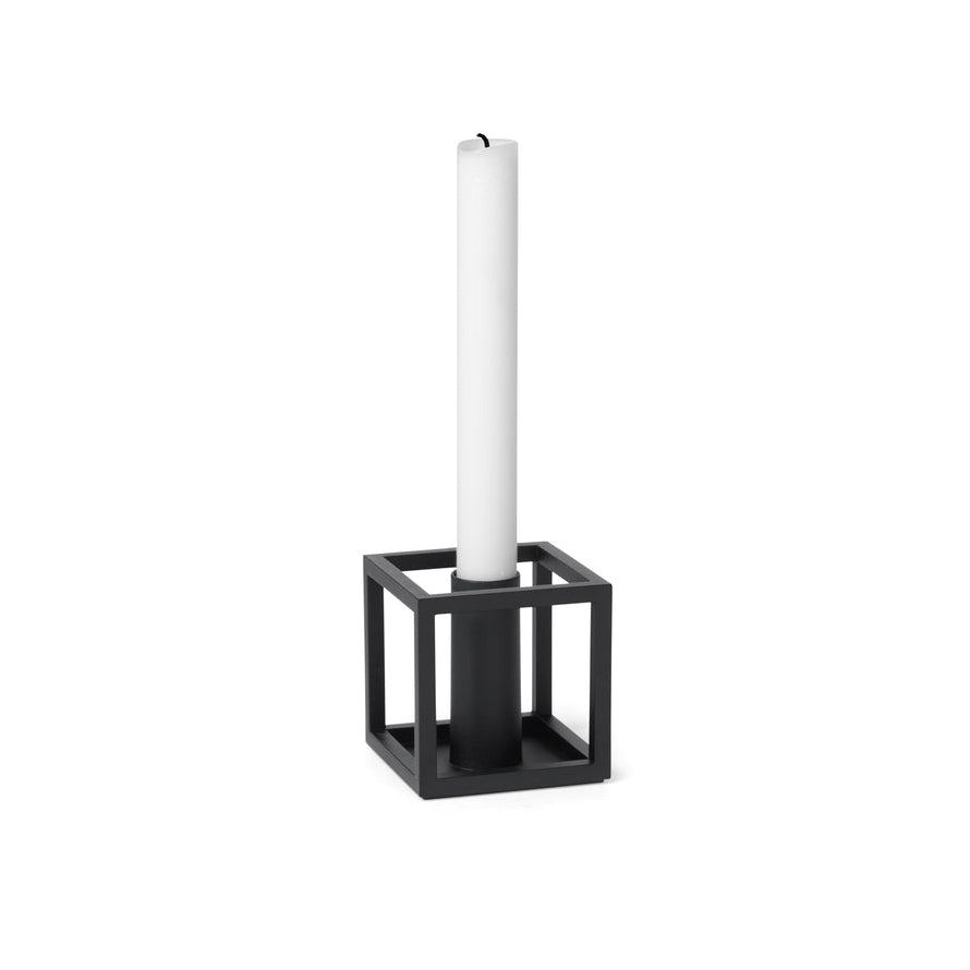 KUBUS Black Candle Holder