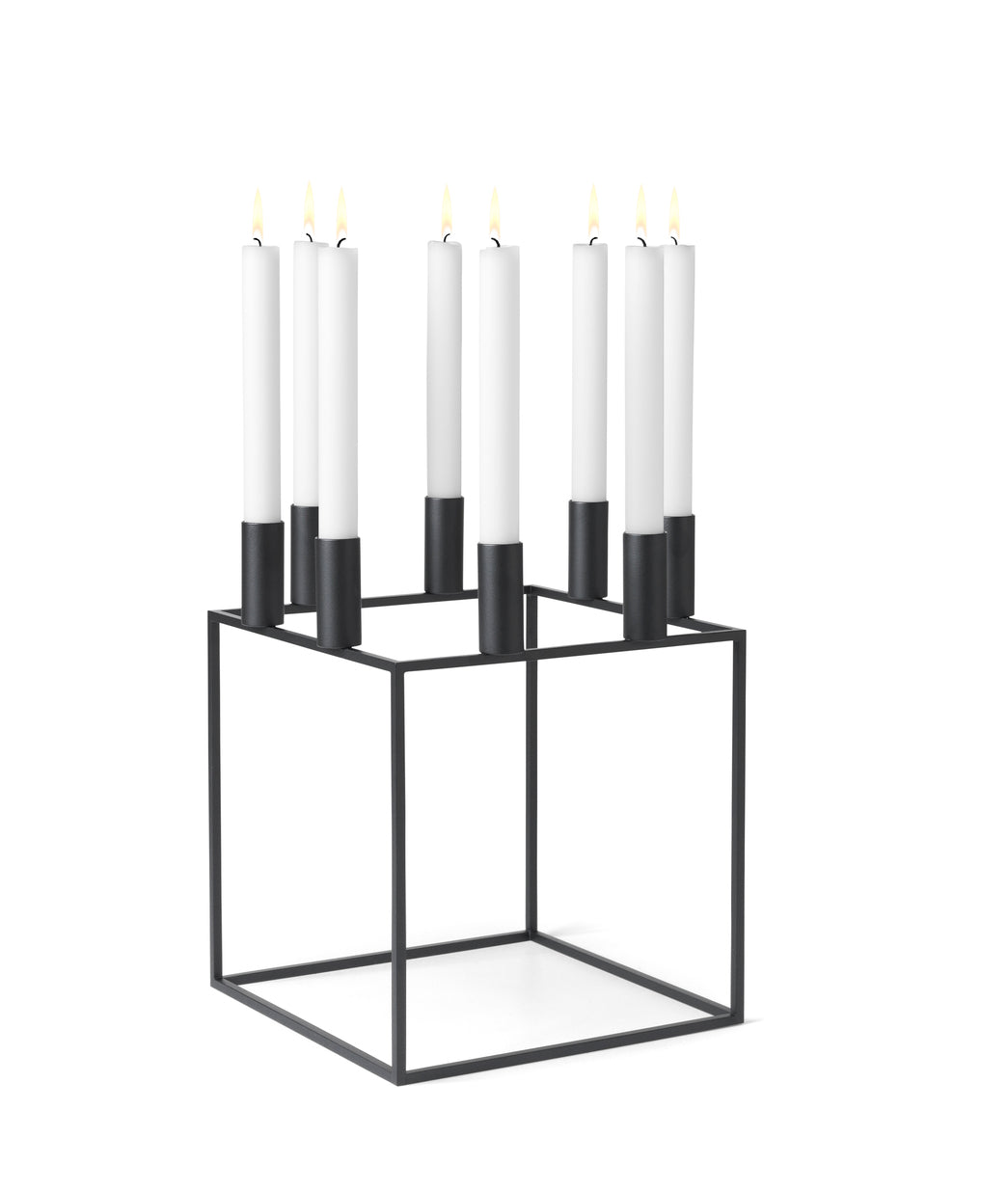 KUBUS Black Candle Holder