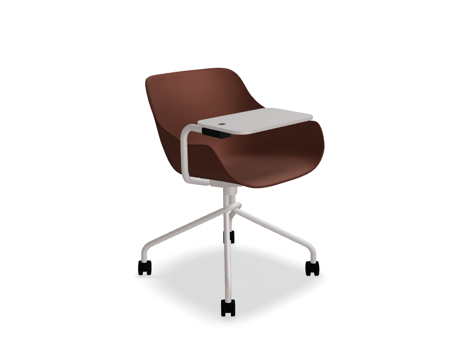 Swivel chair Baltic Basic metal base with wheels