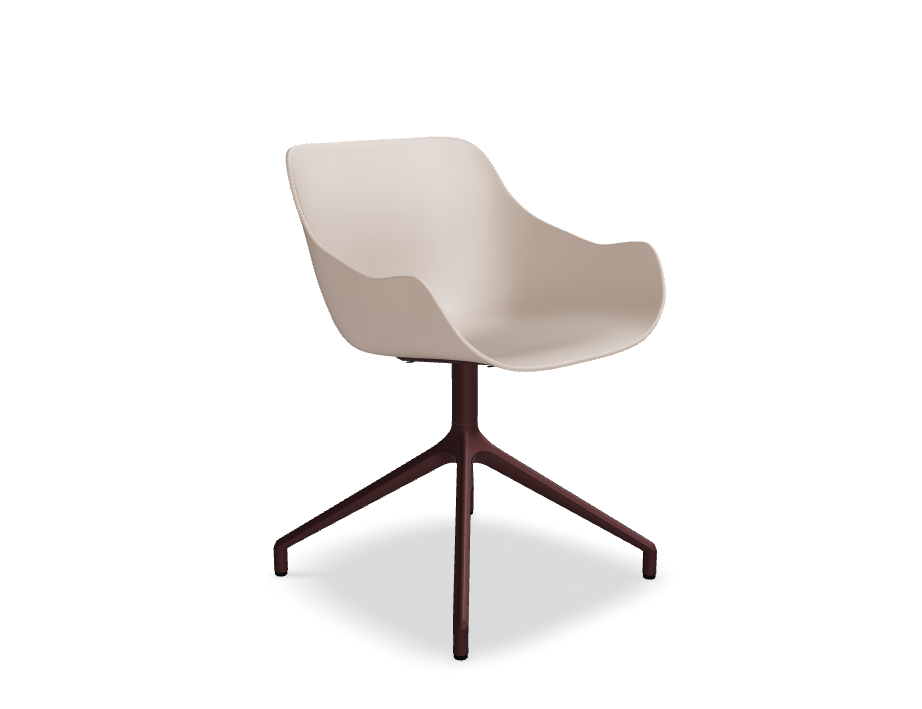 Baltic Basic swivel chair aluminum base