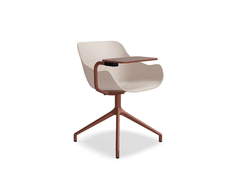 Baltic Basic swivel chair aluminum base