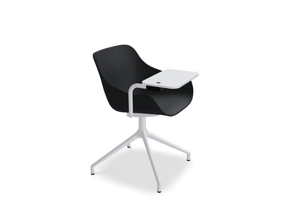 Baltic Basic swivel chair aluminum base