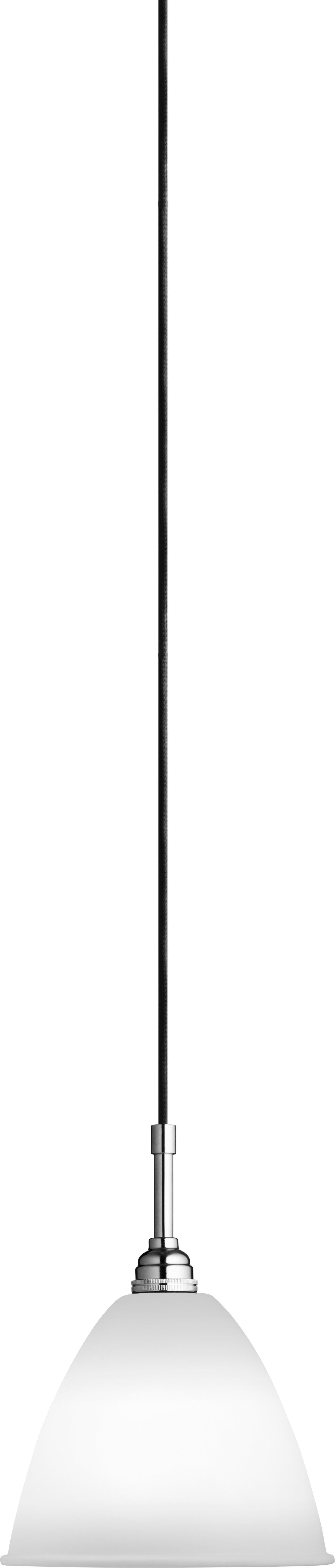 Hanglamp BESTLITE BL9 chroom met porseleinen kap