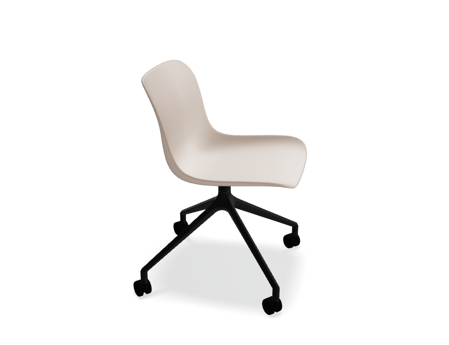 Draaistoel BALTIC 2 BASIC met aluminium basis en wielen