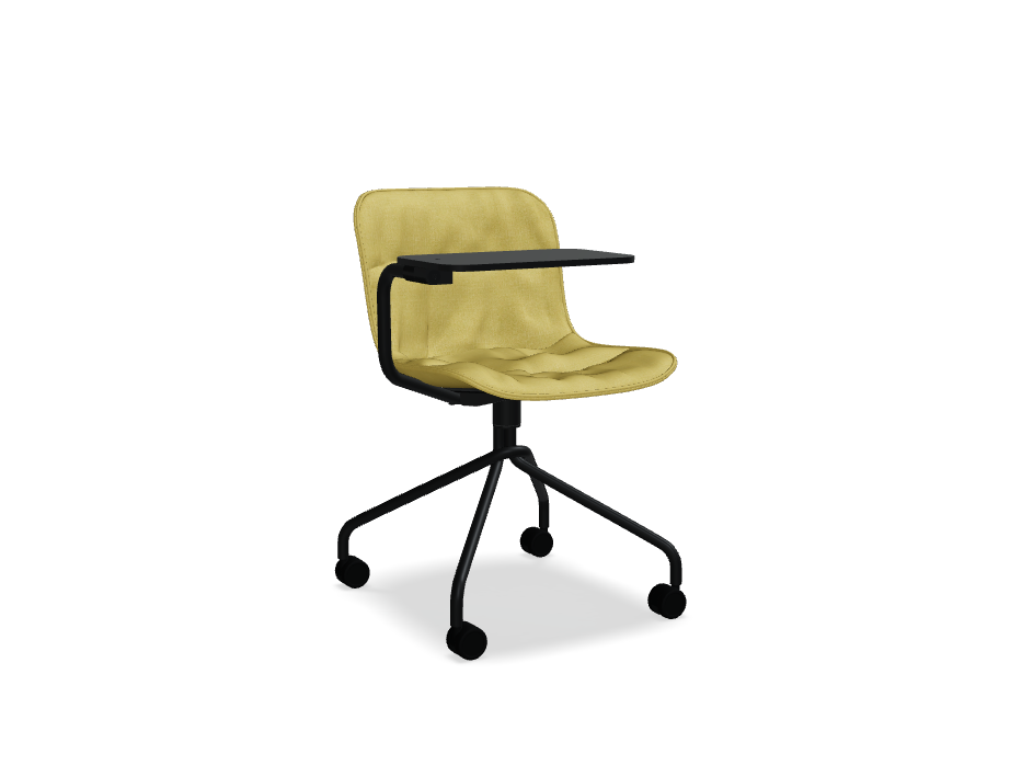 Swivel chair Baltic 2 soft duo metal base with wheels for a hard surface