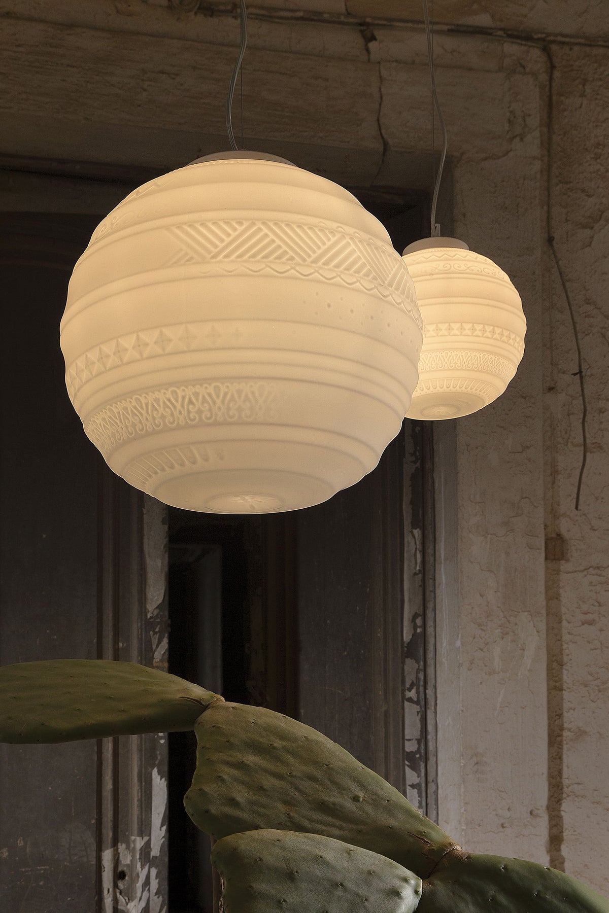 Wandlamp BRAILLE wit