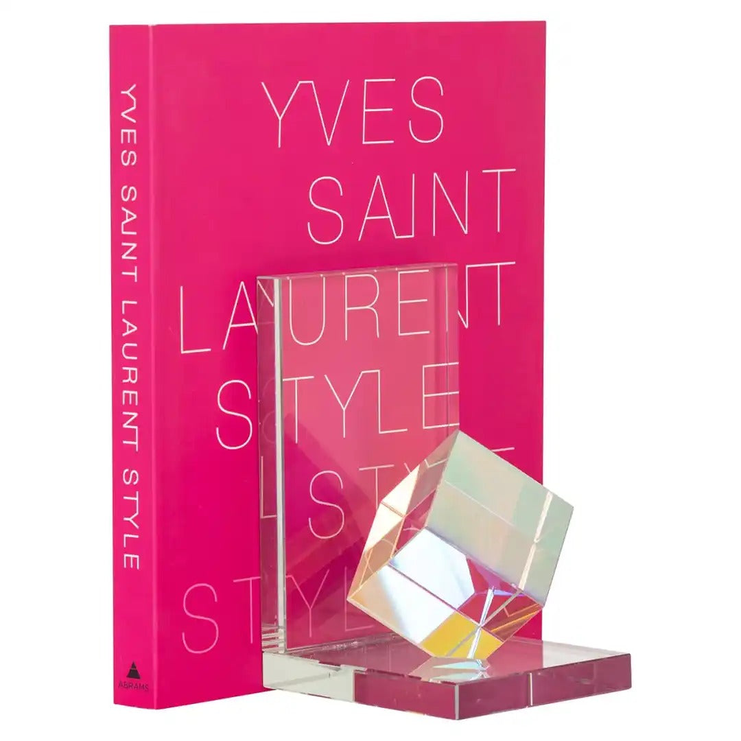 Podpórka do książek BLOCKS kryształowy