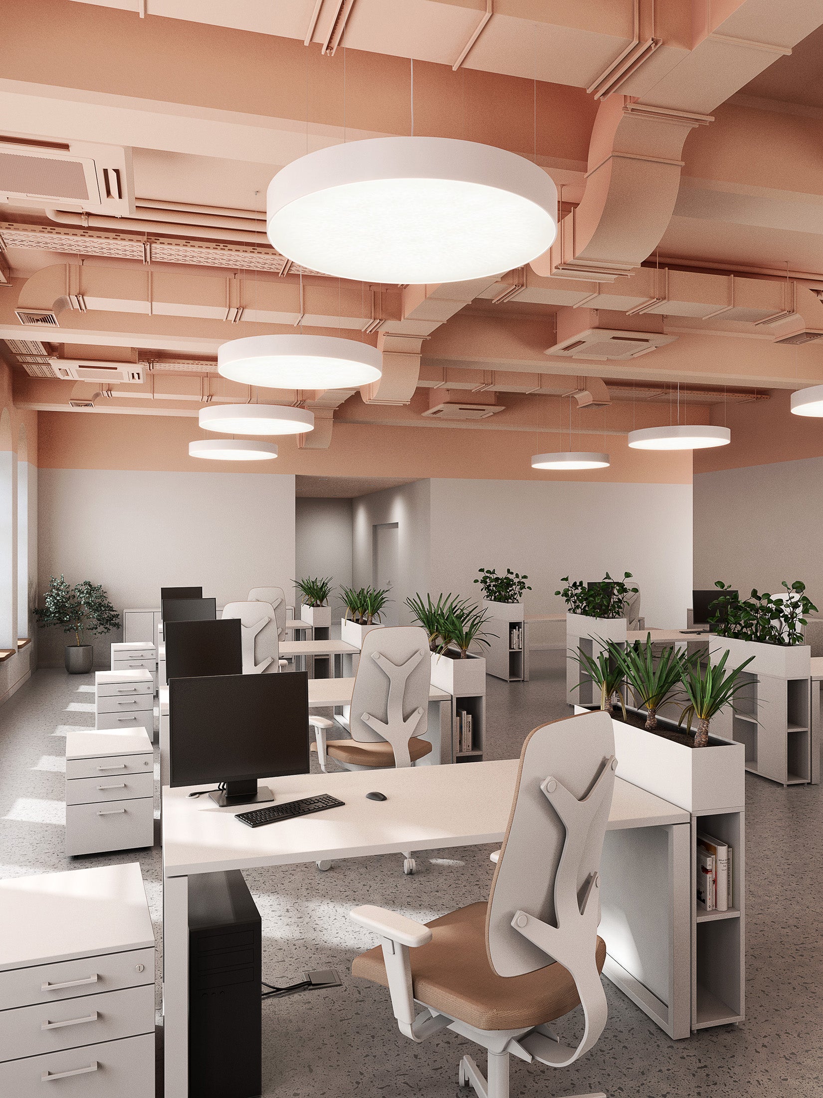 BIG SIZE NEXT ROUND surface-mounted fixture