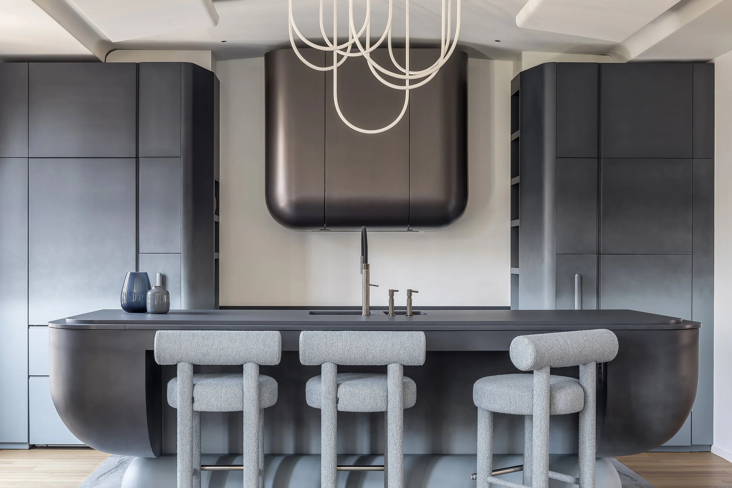 Upholstered Bar Stool GROPIUS CS1