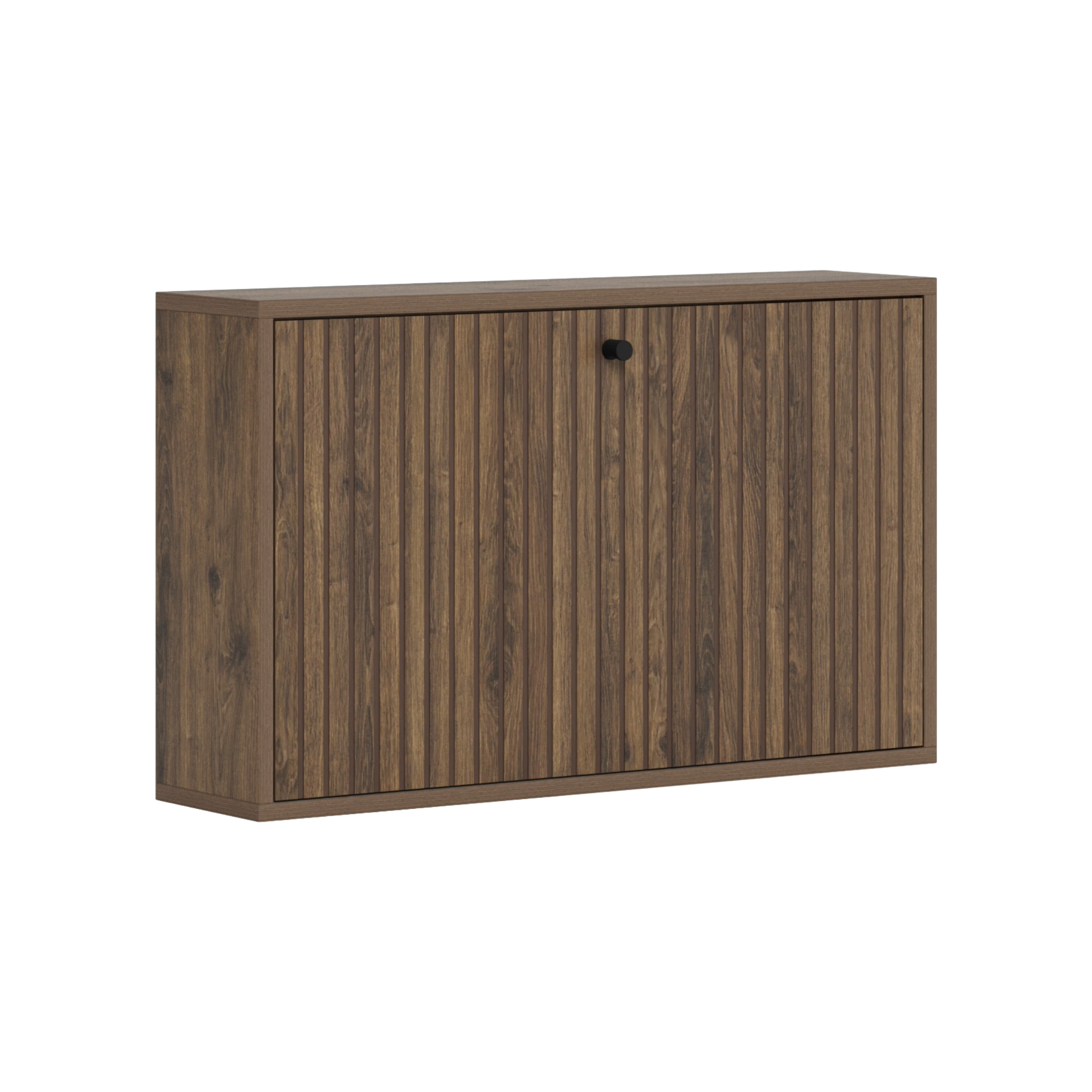 Schoenenkast ALBANY donker eiken melamine