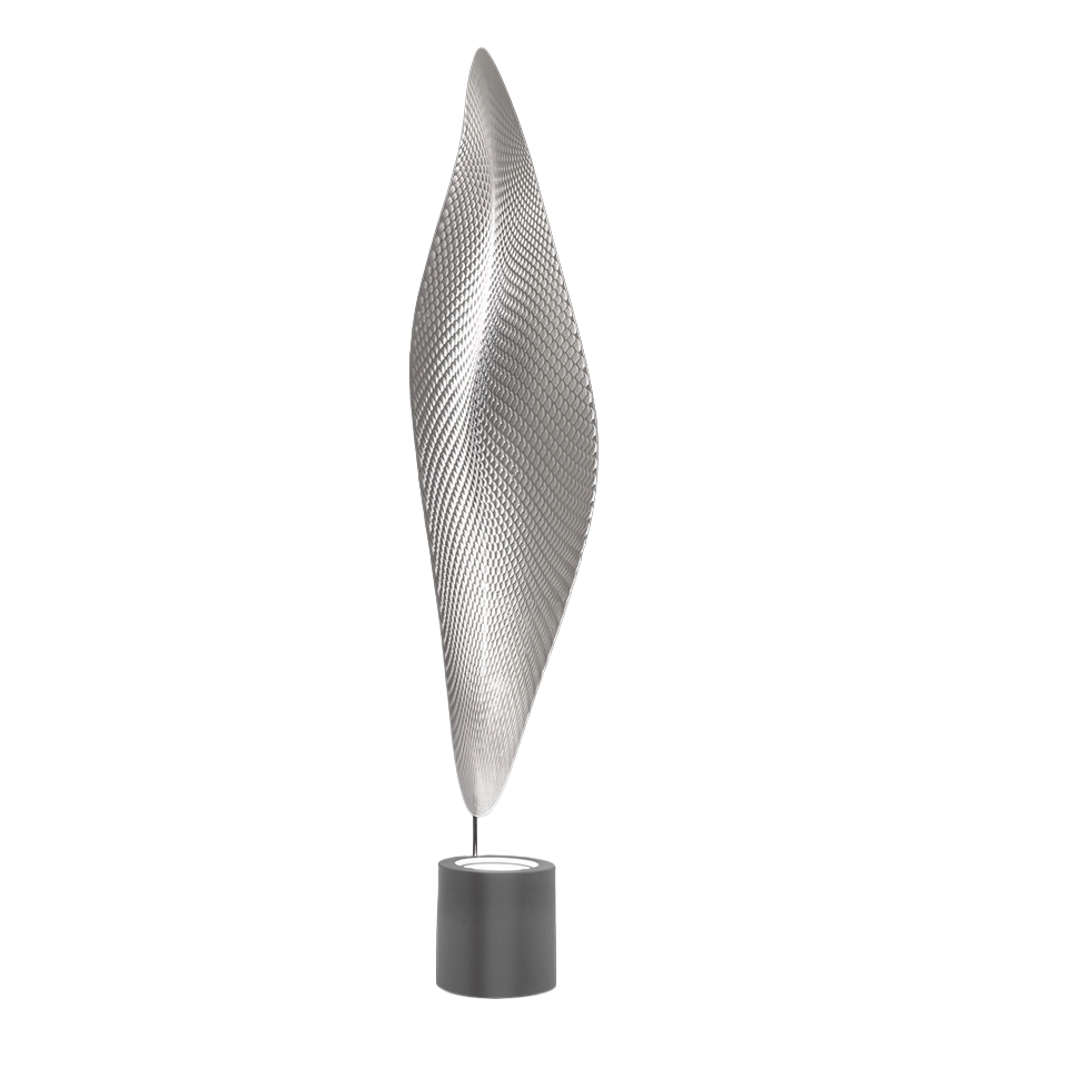 Vloerlamp COSMIC LEAF aluminium