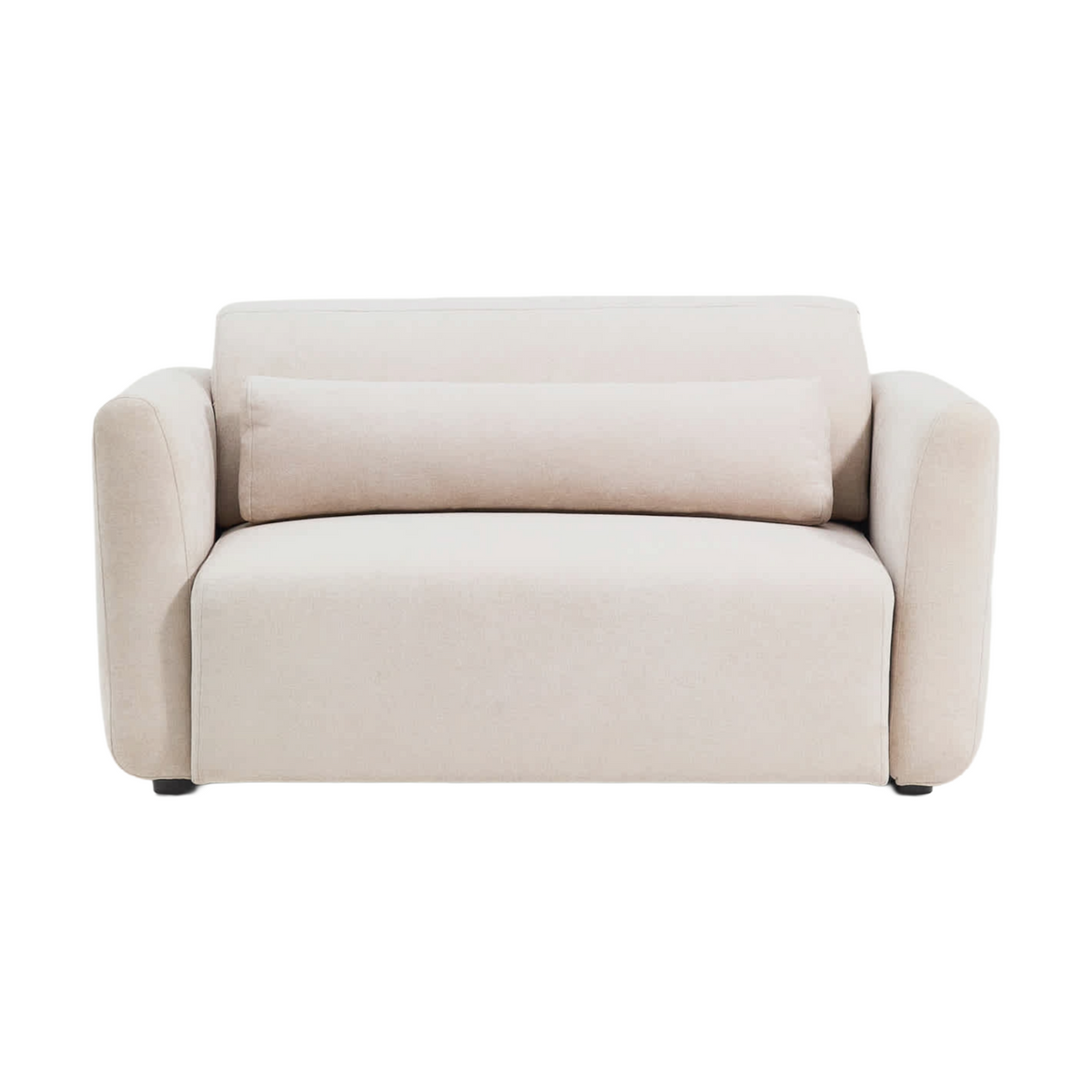 2-zitsbank met elektrische uitschuiffunctie LARES beige chenille