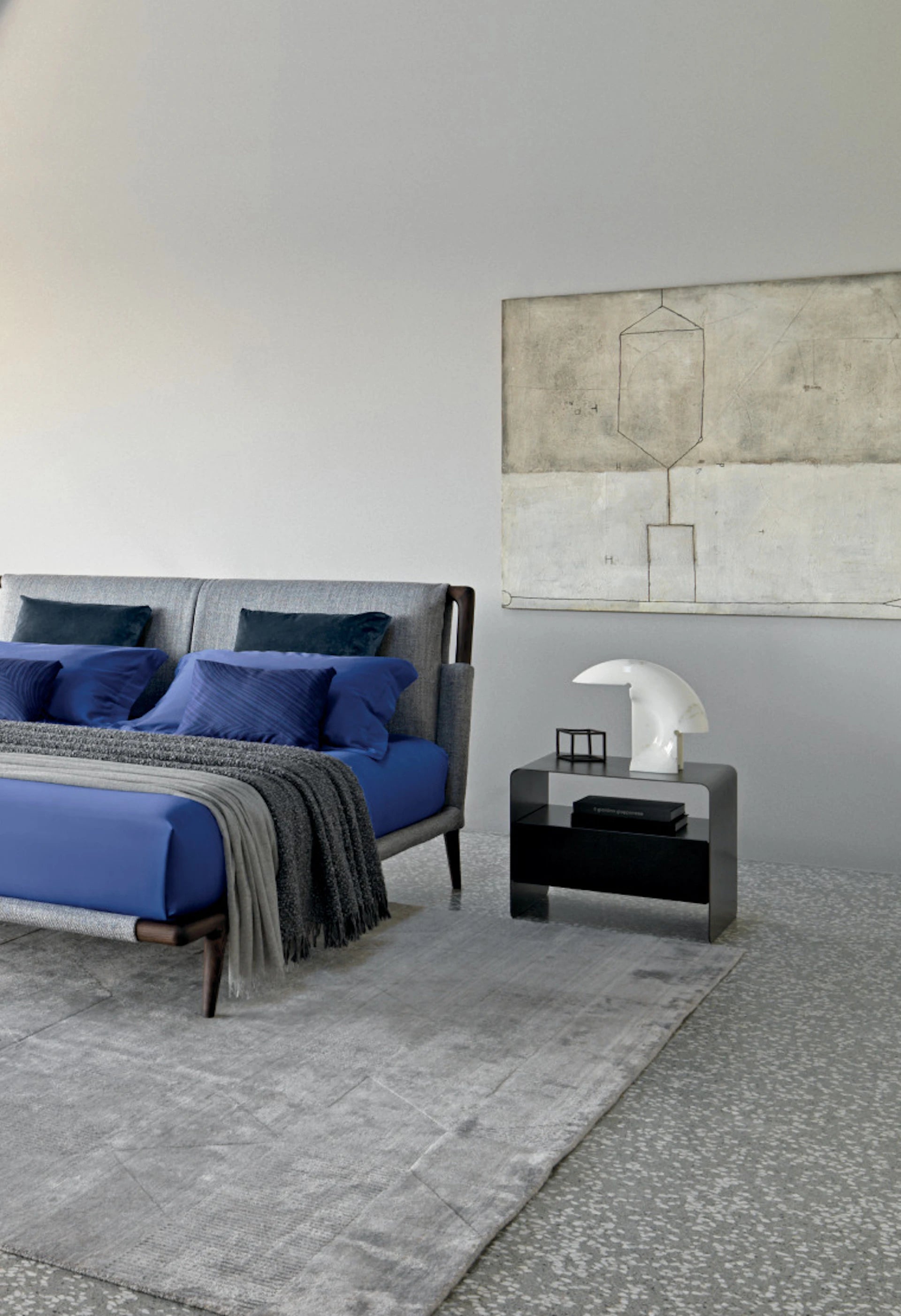 Table lamp BIAGIO white marble