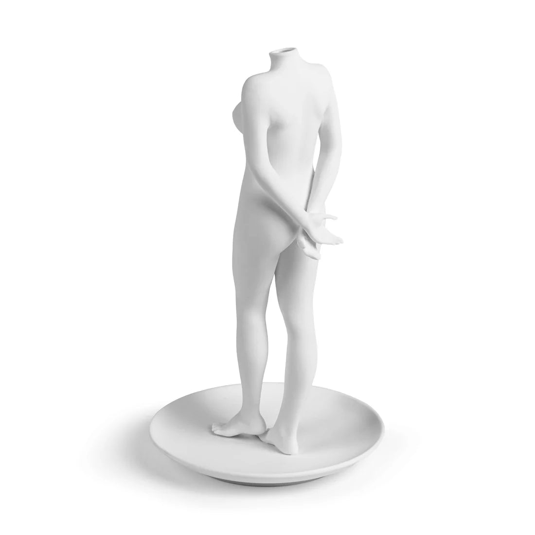 Vase LA TIMIDA white porcelain