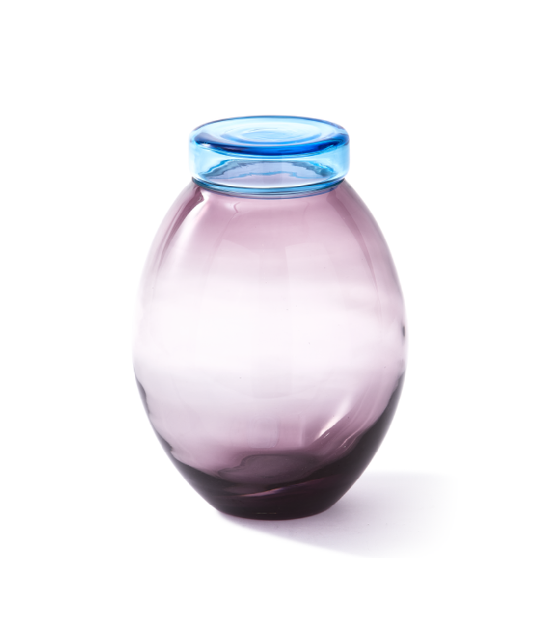 Set van potten BLOATED CAPS EN JARS kleurrijk glas