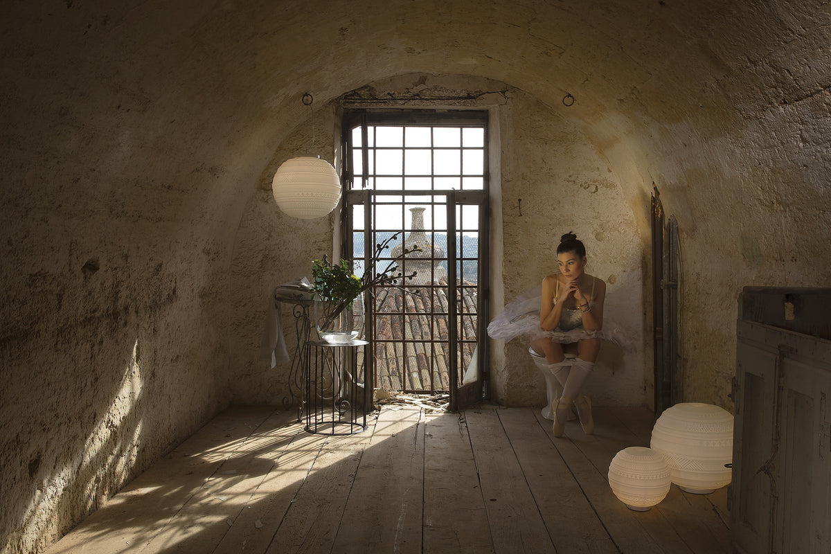 Wandlamp BRAILLE wit