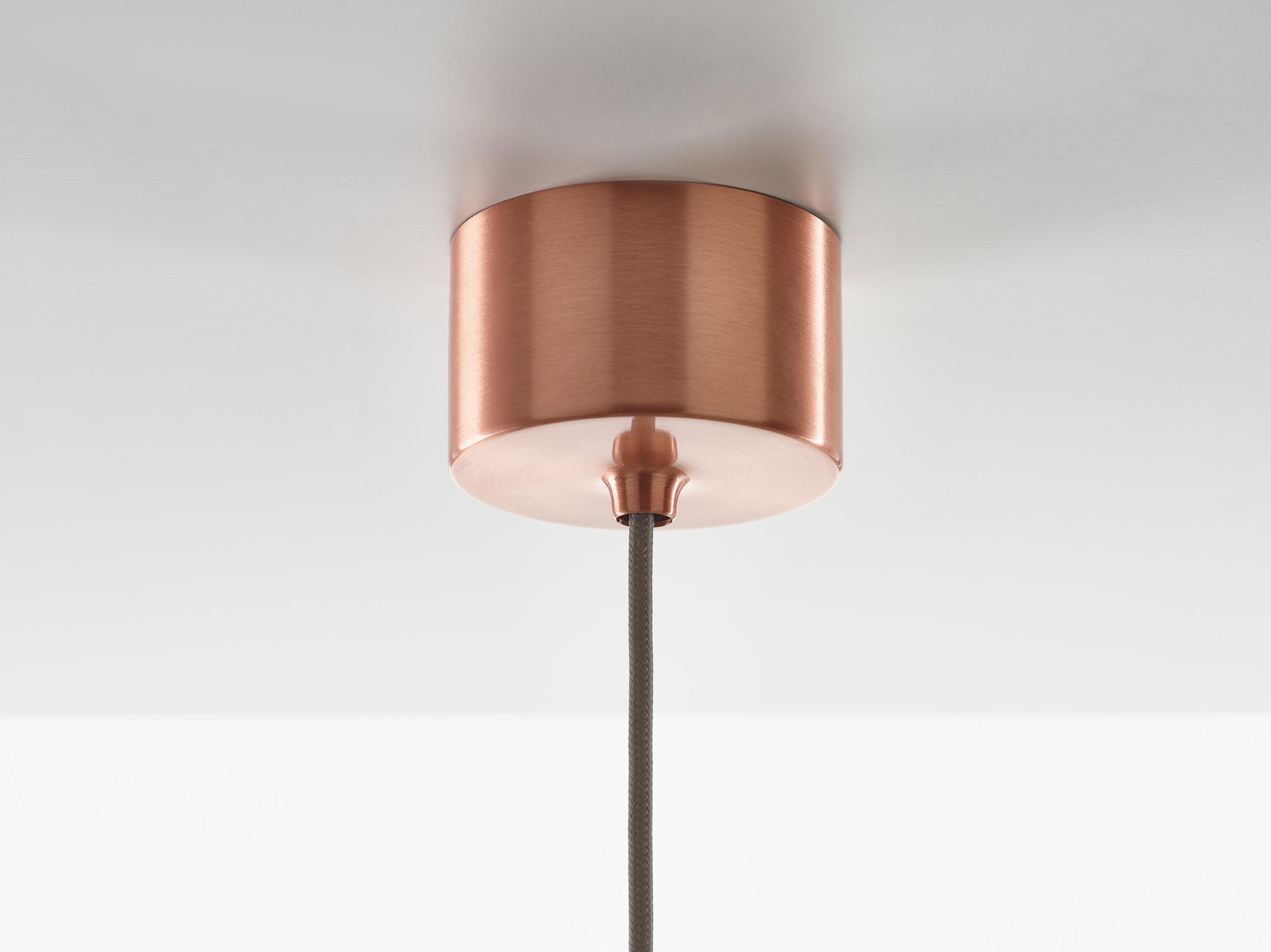 Lampa wisząca AWA MEDIUM szkło dmuchane – drewno, Brokis