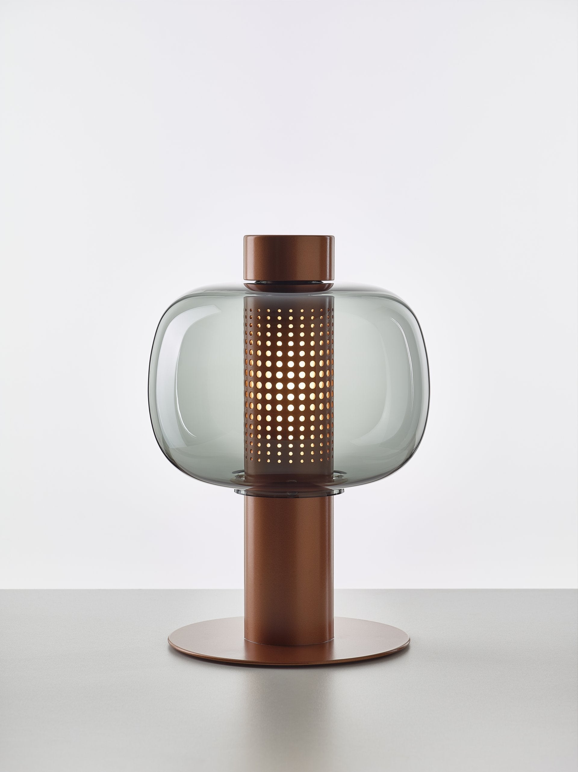 Outdoor floor lamp BONBORI blown glass