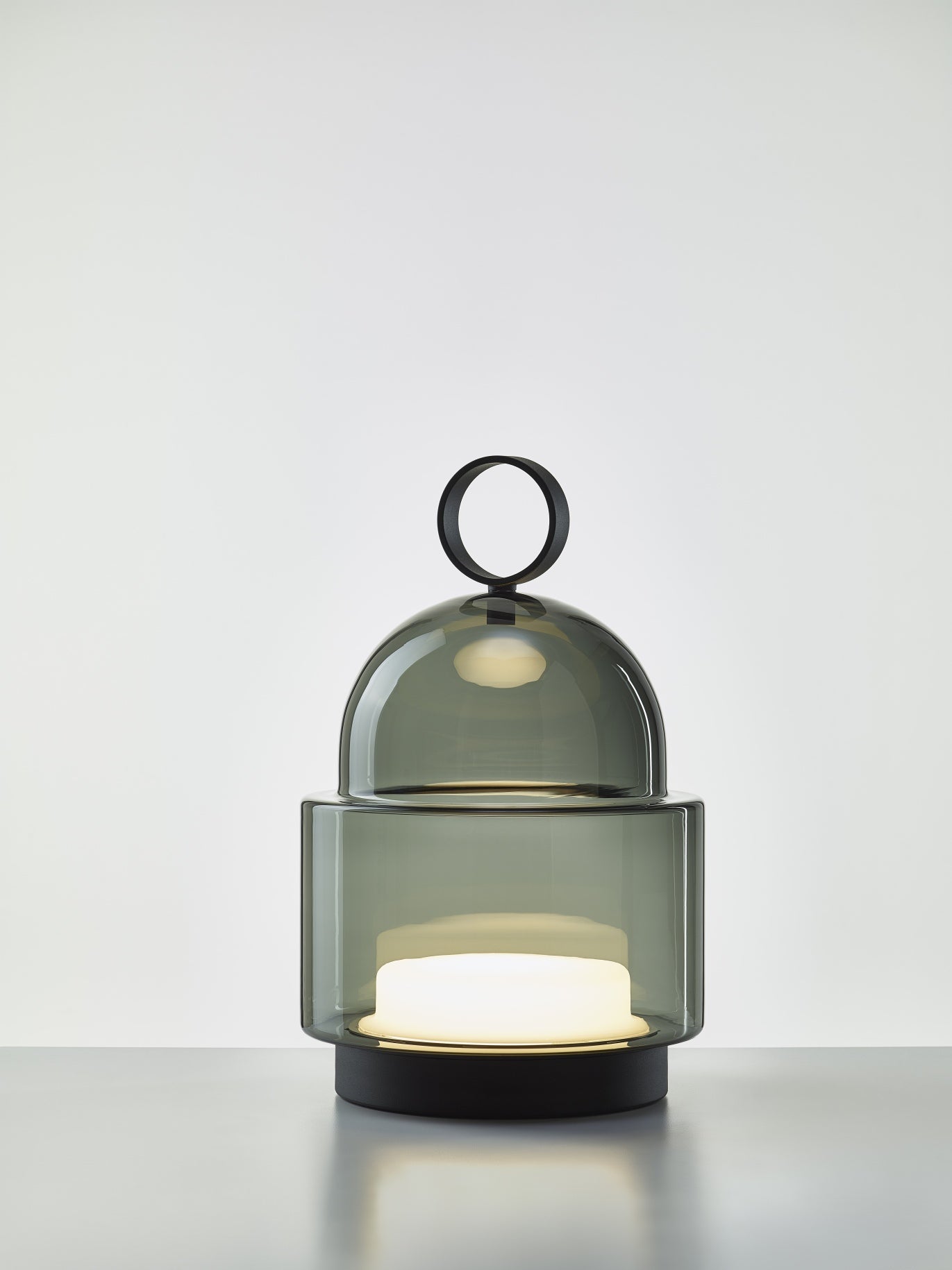 Draagbare lamp DOME NOMAD opblaasbaar glas