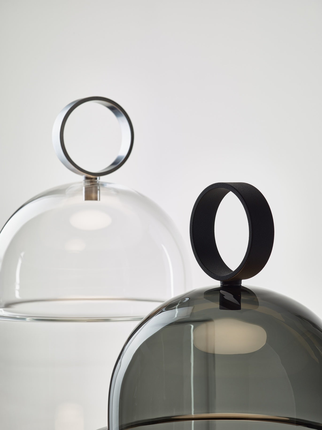 Draagbare lamp DOME NOMAD opblaasbaar glas