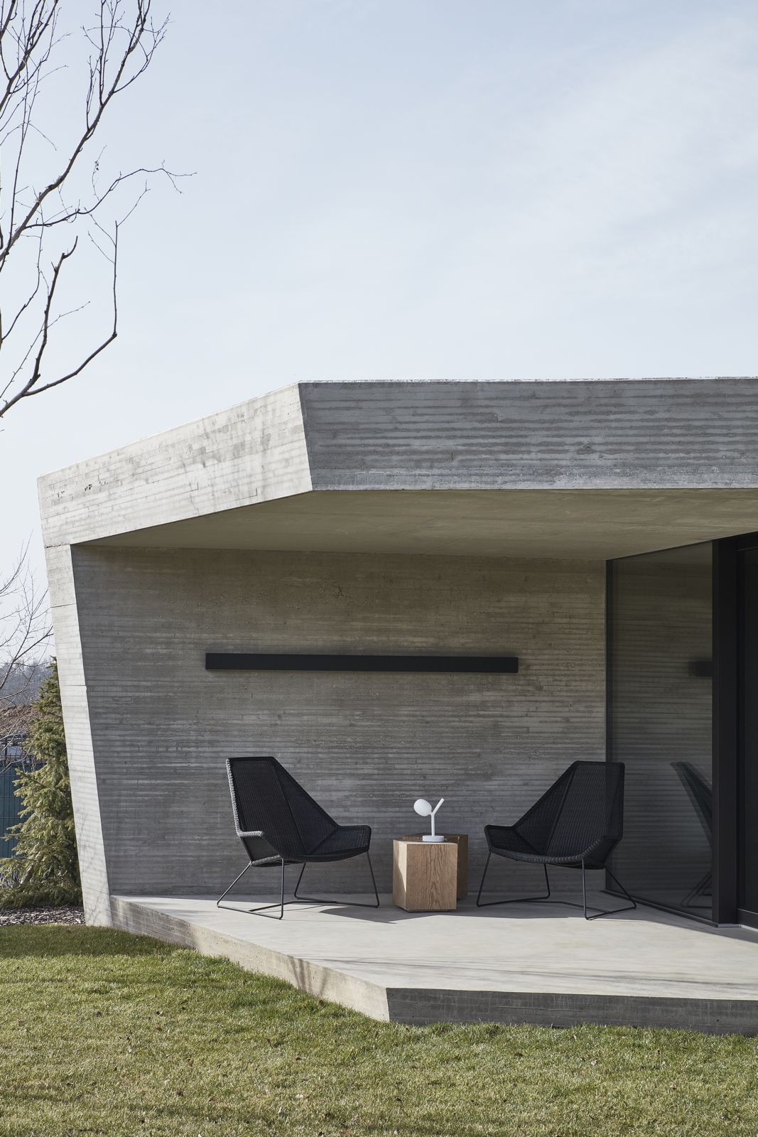 Draagbare lamp IVY mat glas