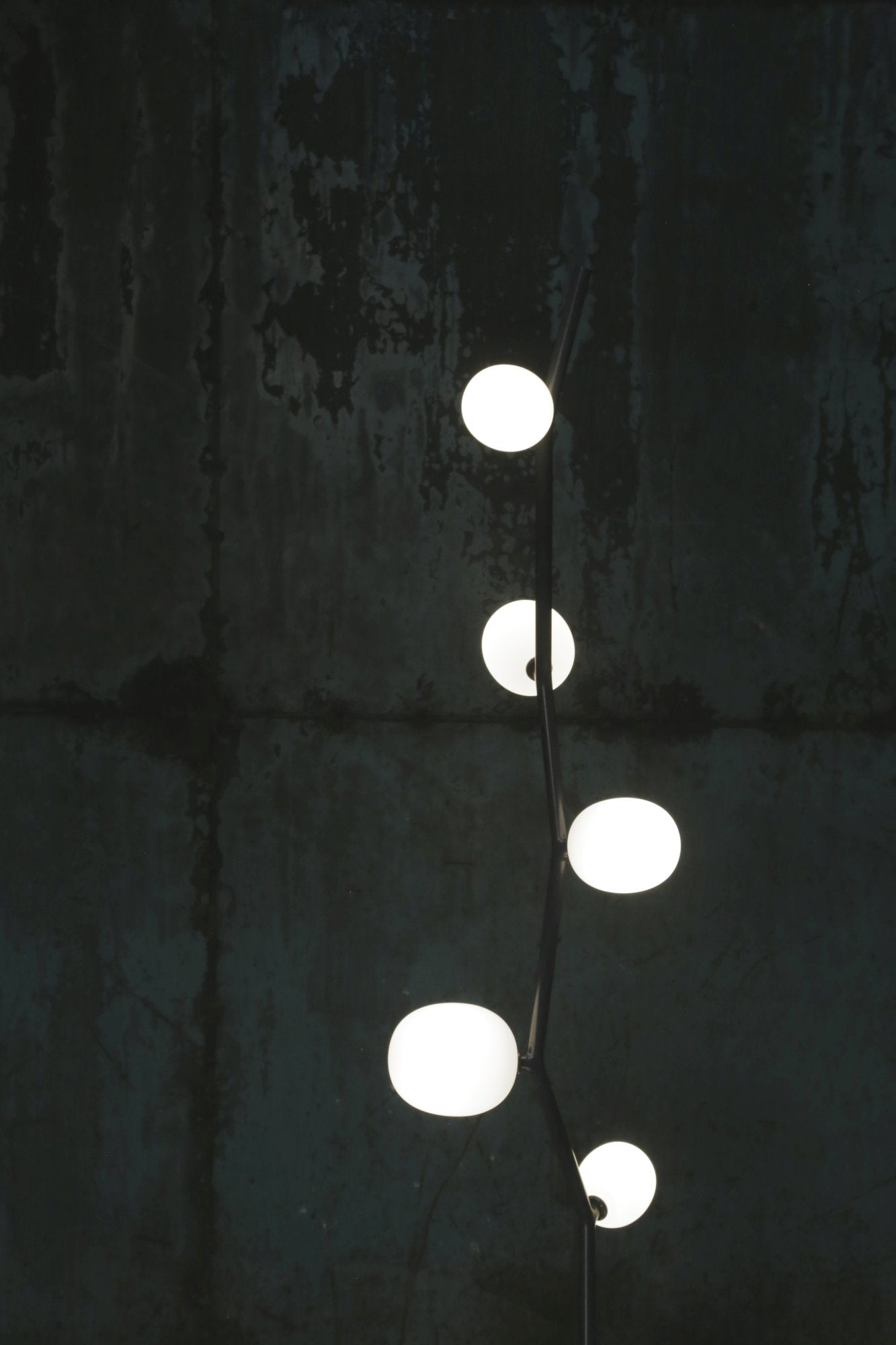 Vloerlamp IVY mat glas