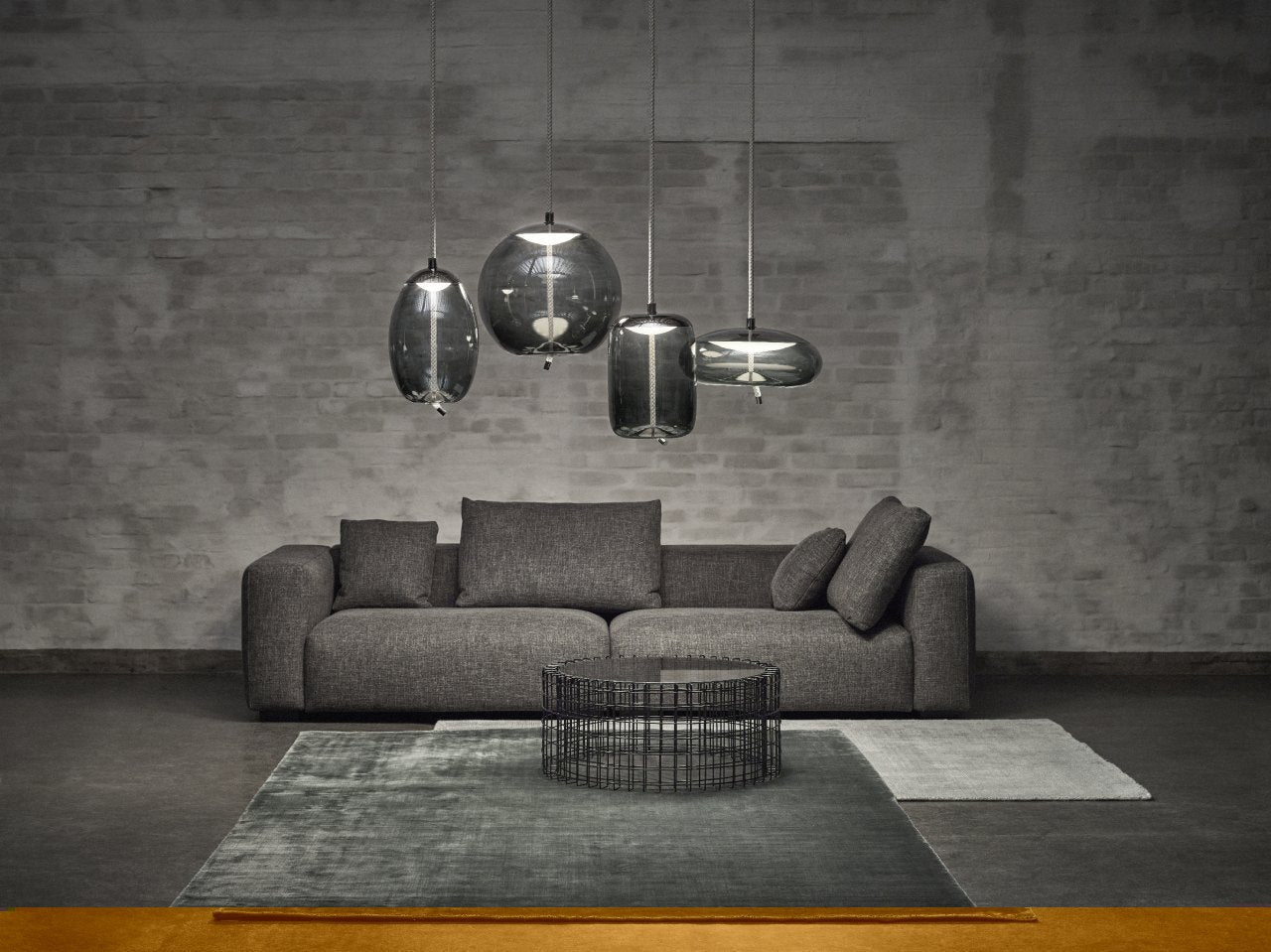 Hanglamp KNOT - UOVO glazen