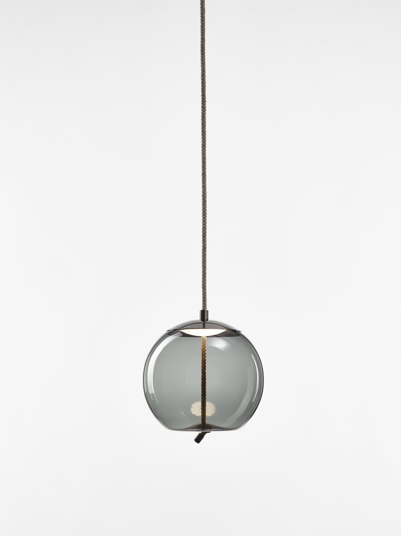 Lampa wisząca KNOT SMALL - SFERA szklana – szkło i metal