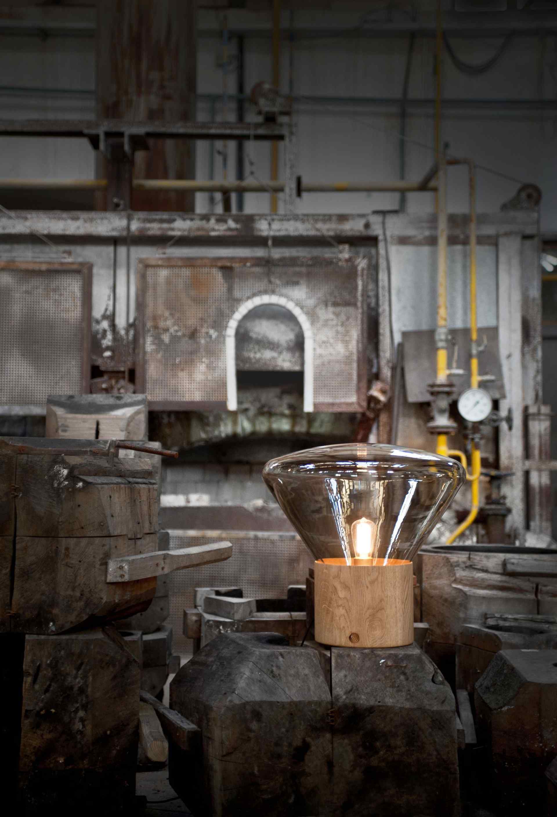 Lamp MUFFINS geblazen glas