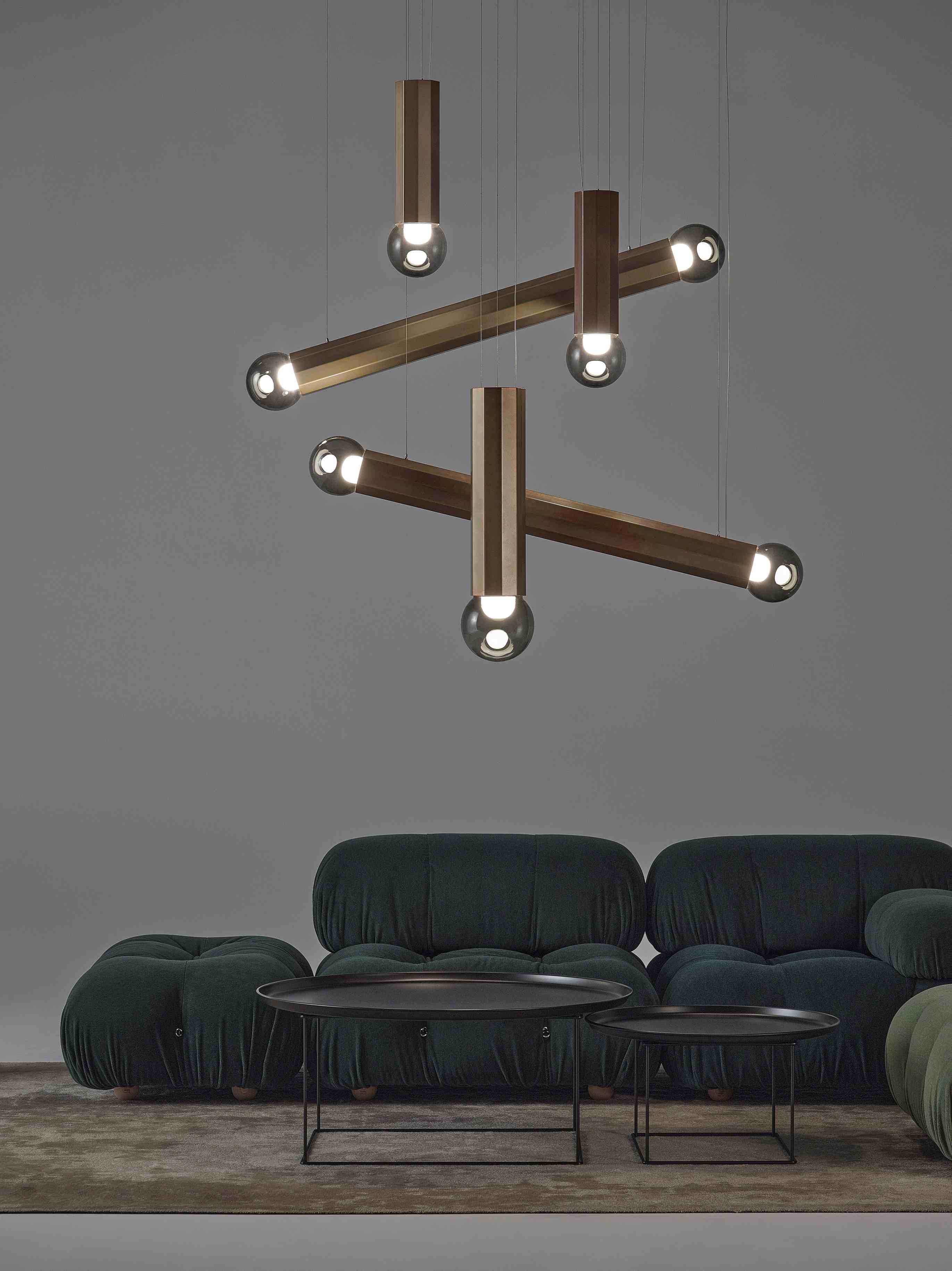 Prisma -Metall -Leuchte -Leuchten -Lampe