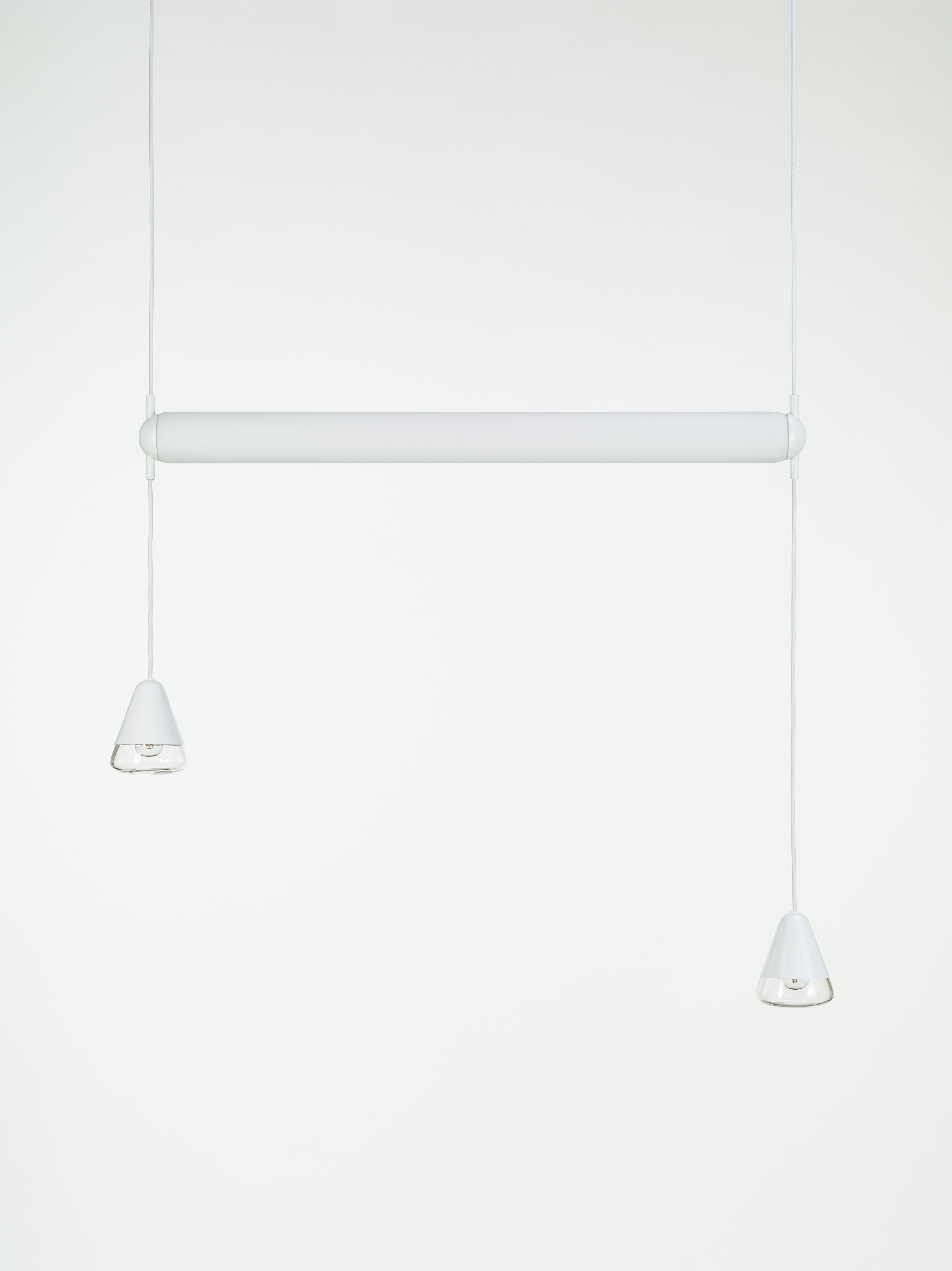 Lampa wisząca PURO SINGLE - HORIZONTAL szkło matowe – Brokis