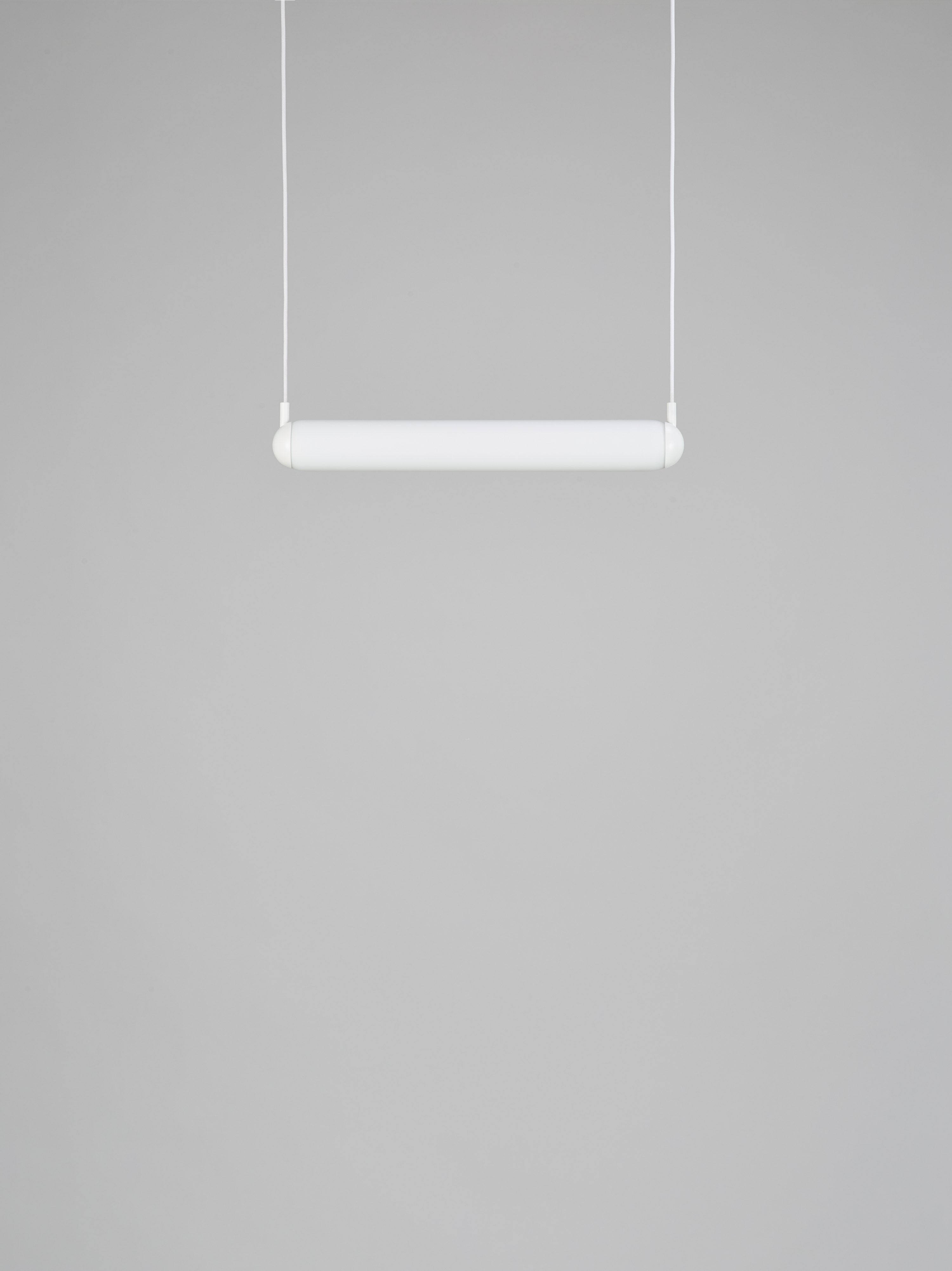 Puro solo hanging lamp - Horizontal Matte glass