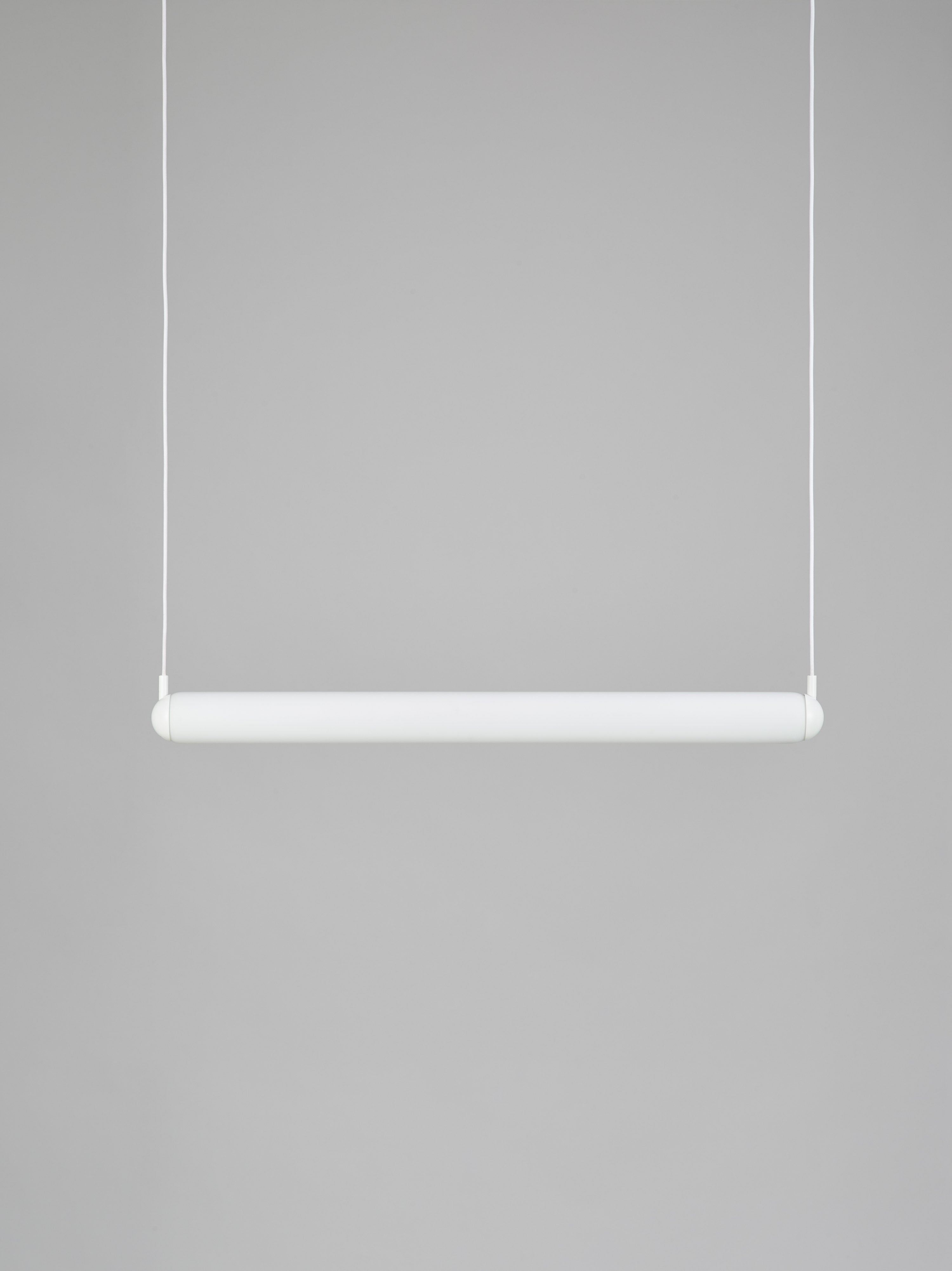 Puro solo hanging lamp - Horizontal Matte glass