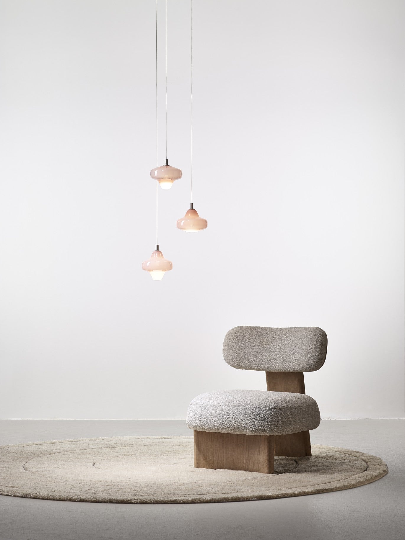 Starcloud hanging lamp inflatable glass