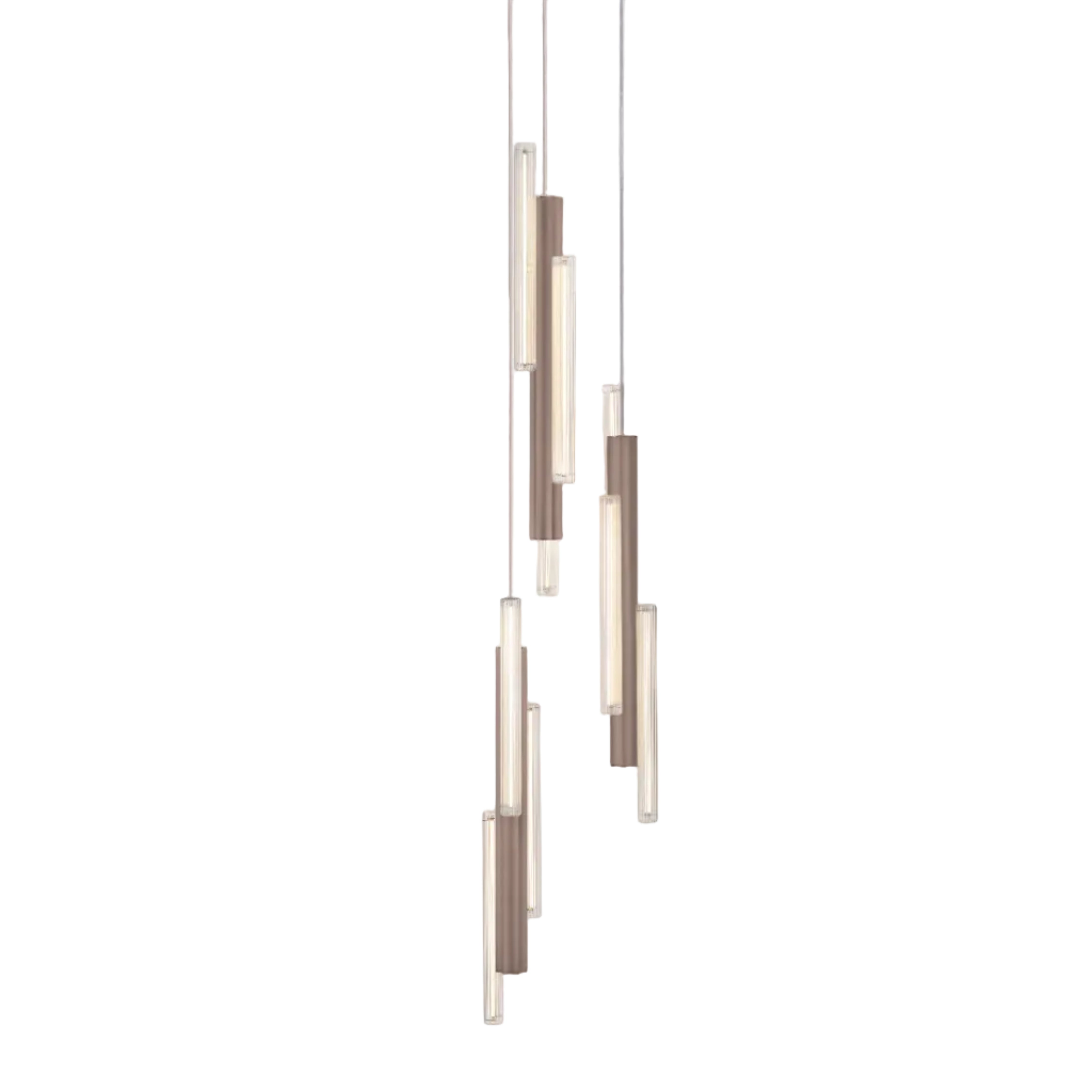 Hanglamp 3-punts HAIL geborsteld brons
