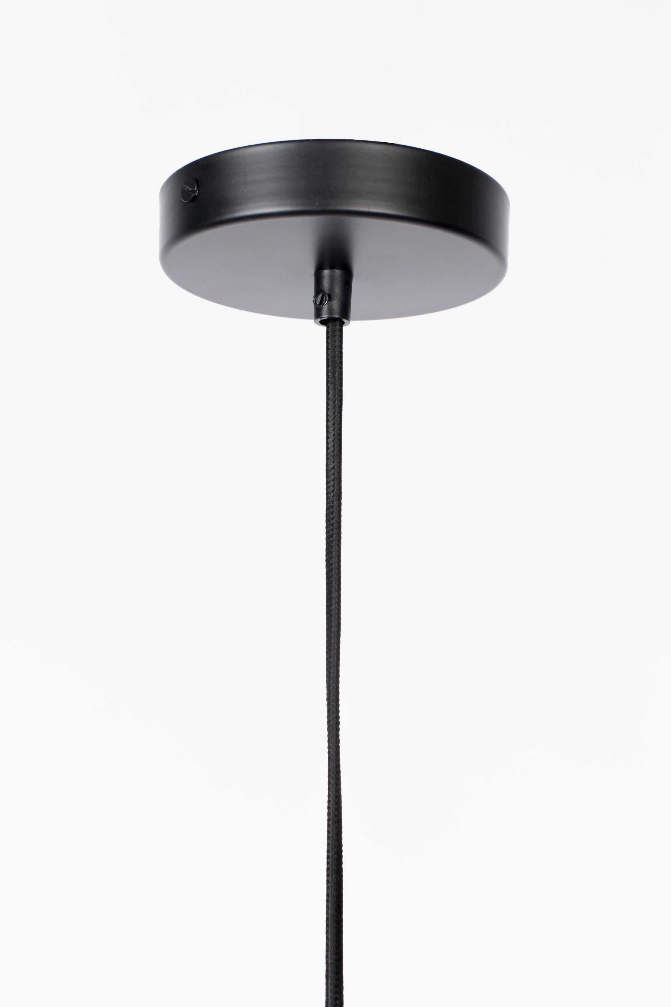 Hanglamp BUMBLE beige met zwarte afwerking
