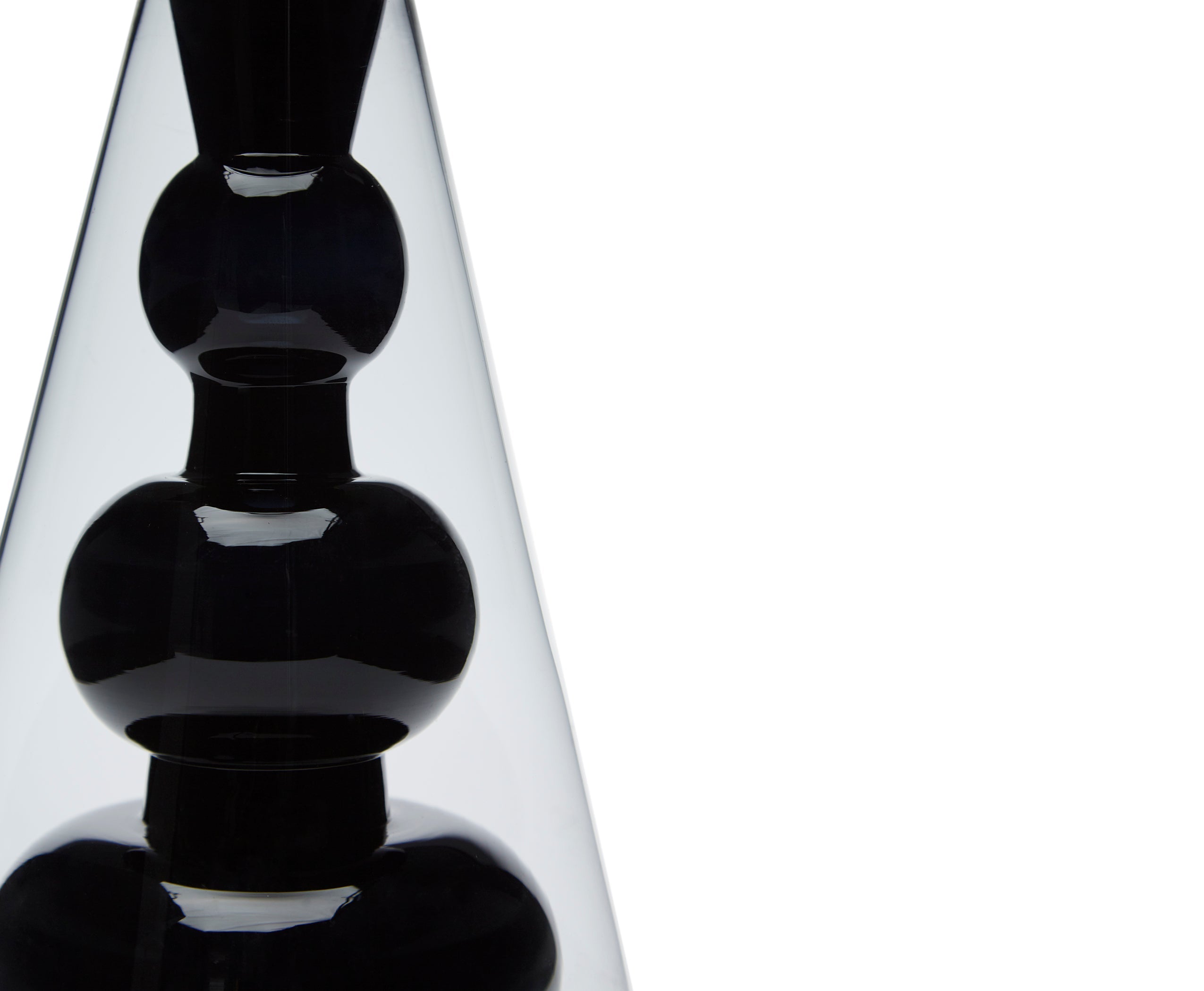 Vaas BUMP CONE zwart glas